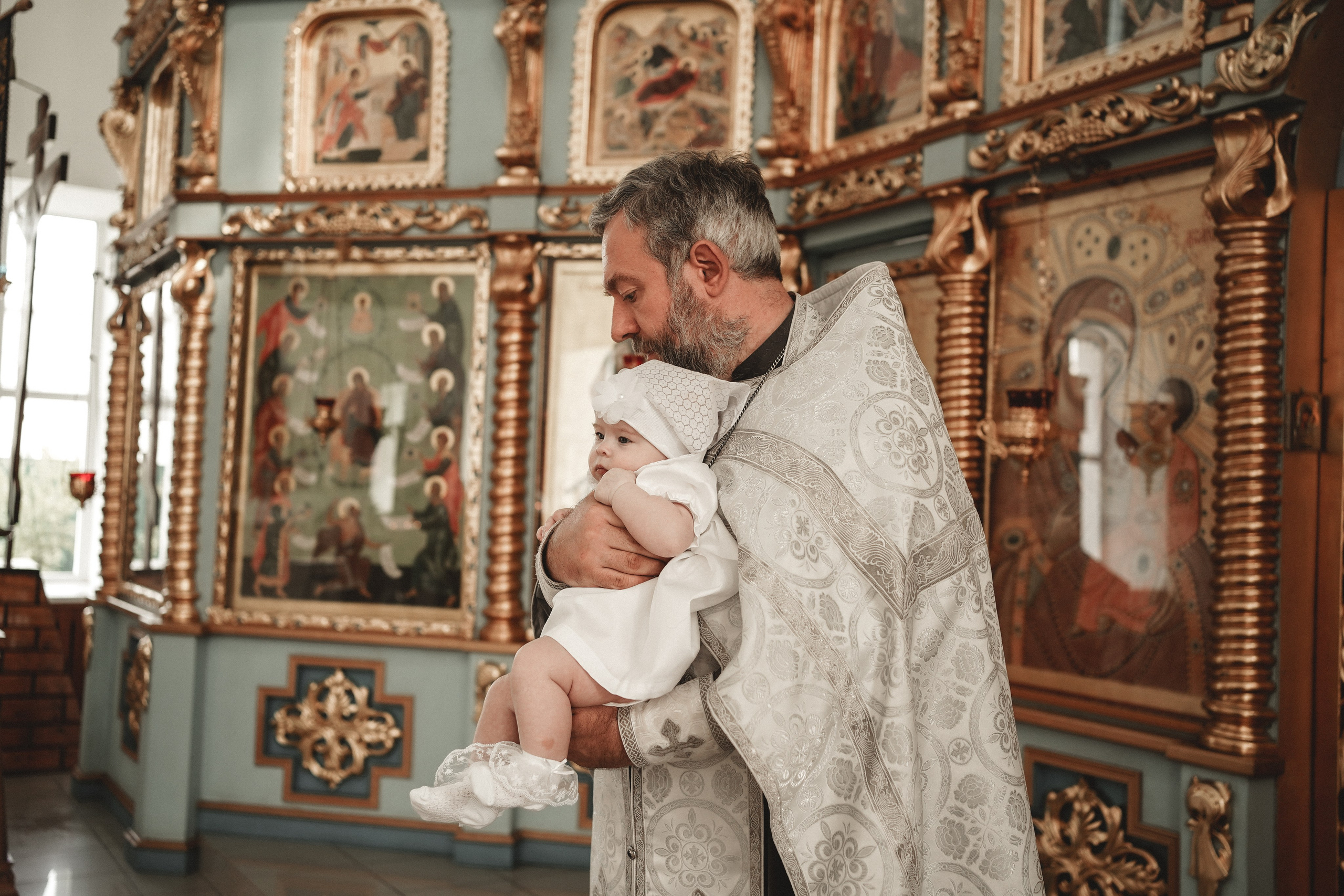 Таинство Крещения в Успенском храме. Свадебный фотограф в Ростове-на-Дону. Таинство Крещения и Венчания, семейные фотосессии. Алёна Чёботова