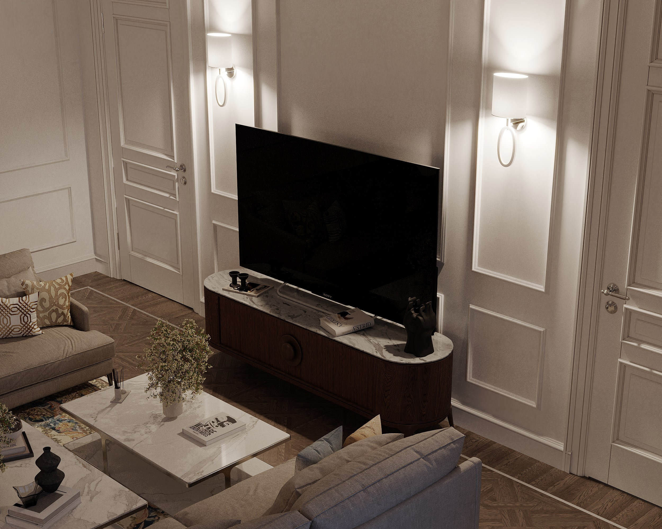 Четырехкомнатная квартира в Москве. 3D визуализатор в Москве Сердюк Владислав