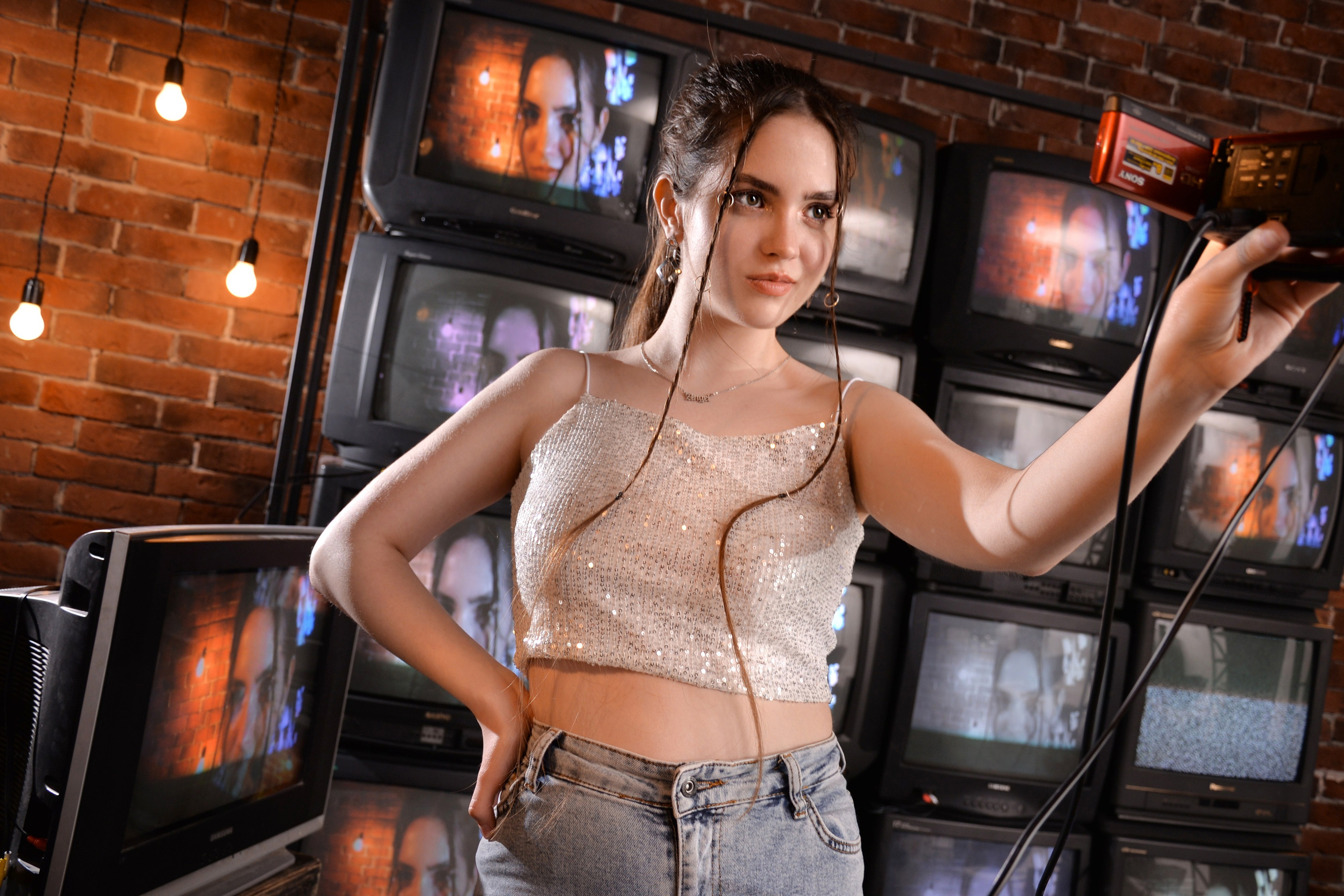 Вика, локация с телеками. Семейный и свадебный фотограф Галина Абакумова, фотосессии в Белгороде