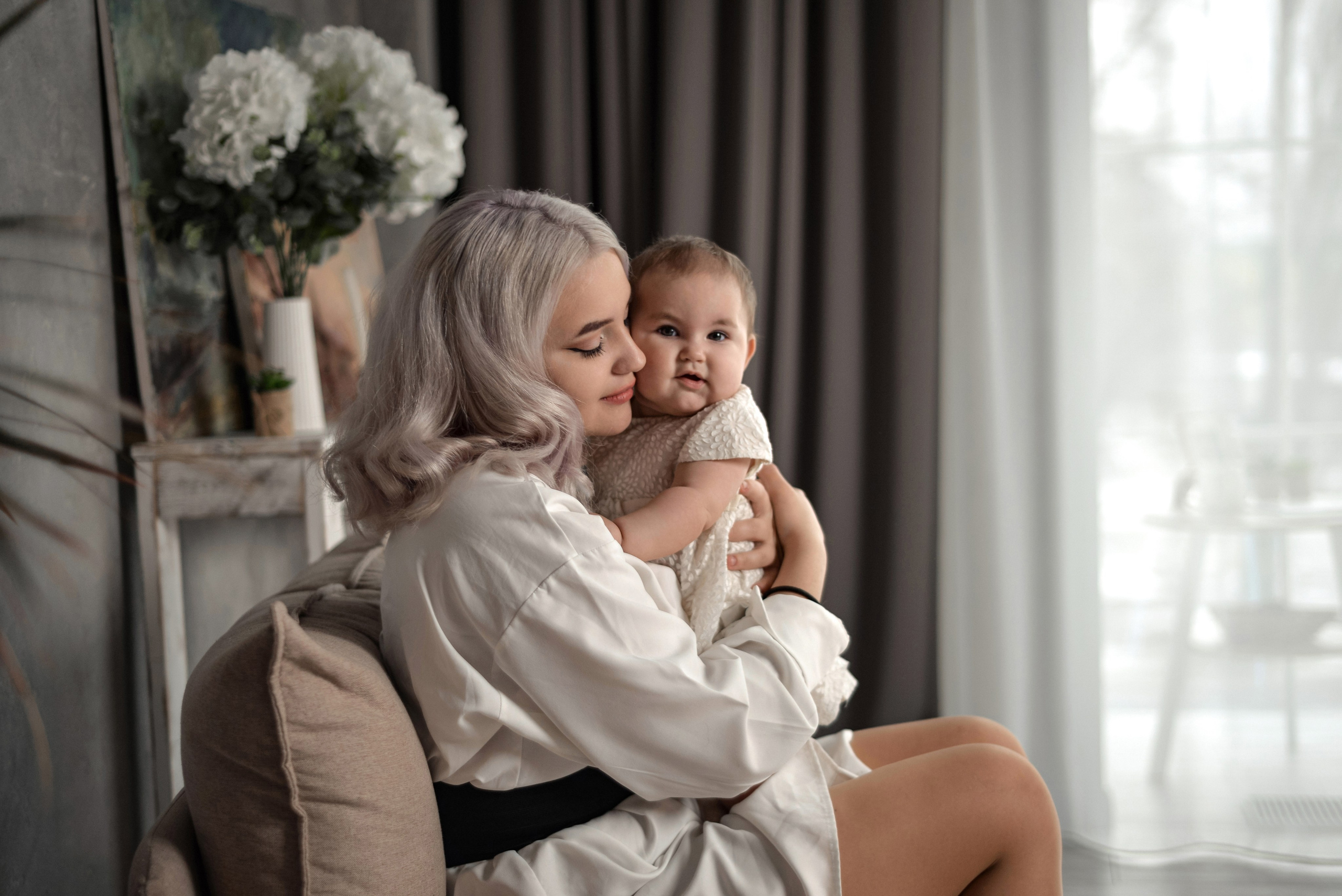 Семейная (Данил, Даша, Аделина) в студии Константа. Семейный и свадебный фотограф Галина Абакумова, фотосессии в Белгороде