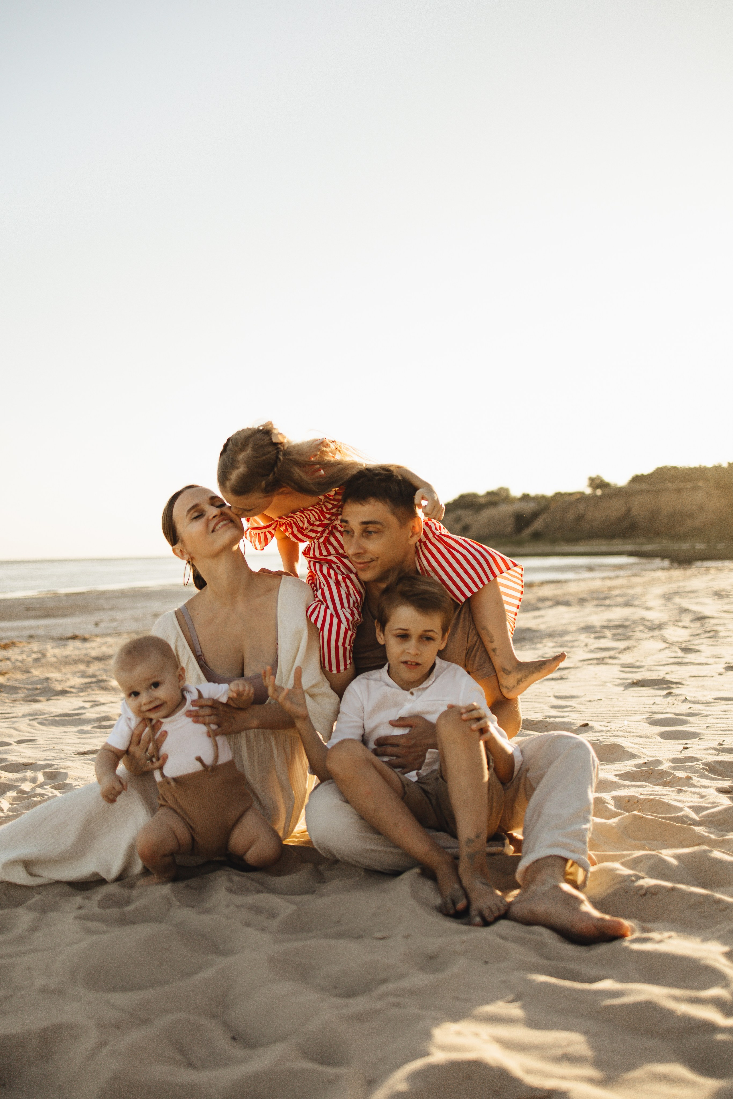 Летняя история на берегу. Семейный и детский фотограф, таганрог, ростов-на-дону