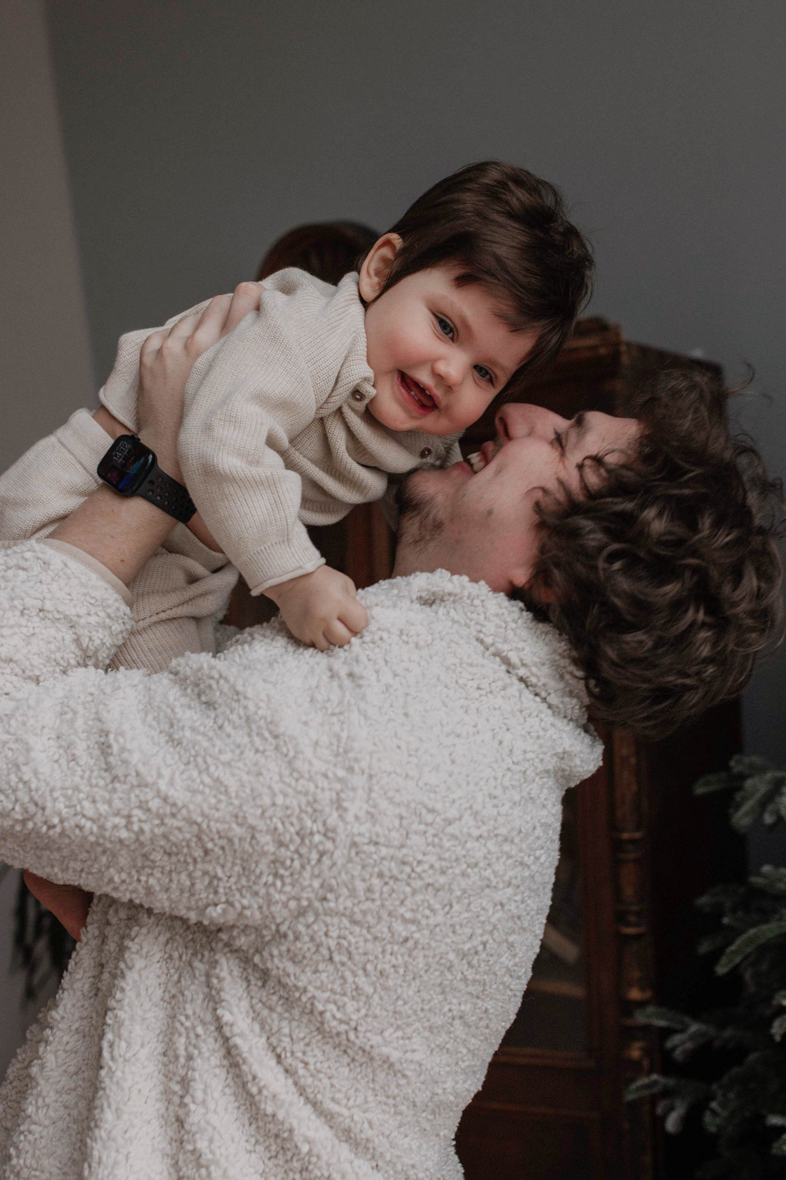 Новогодняя семейная. Детский и семейный фотограф, съемка новорожденных Москва