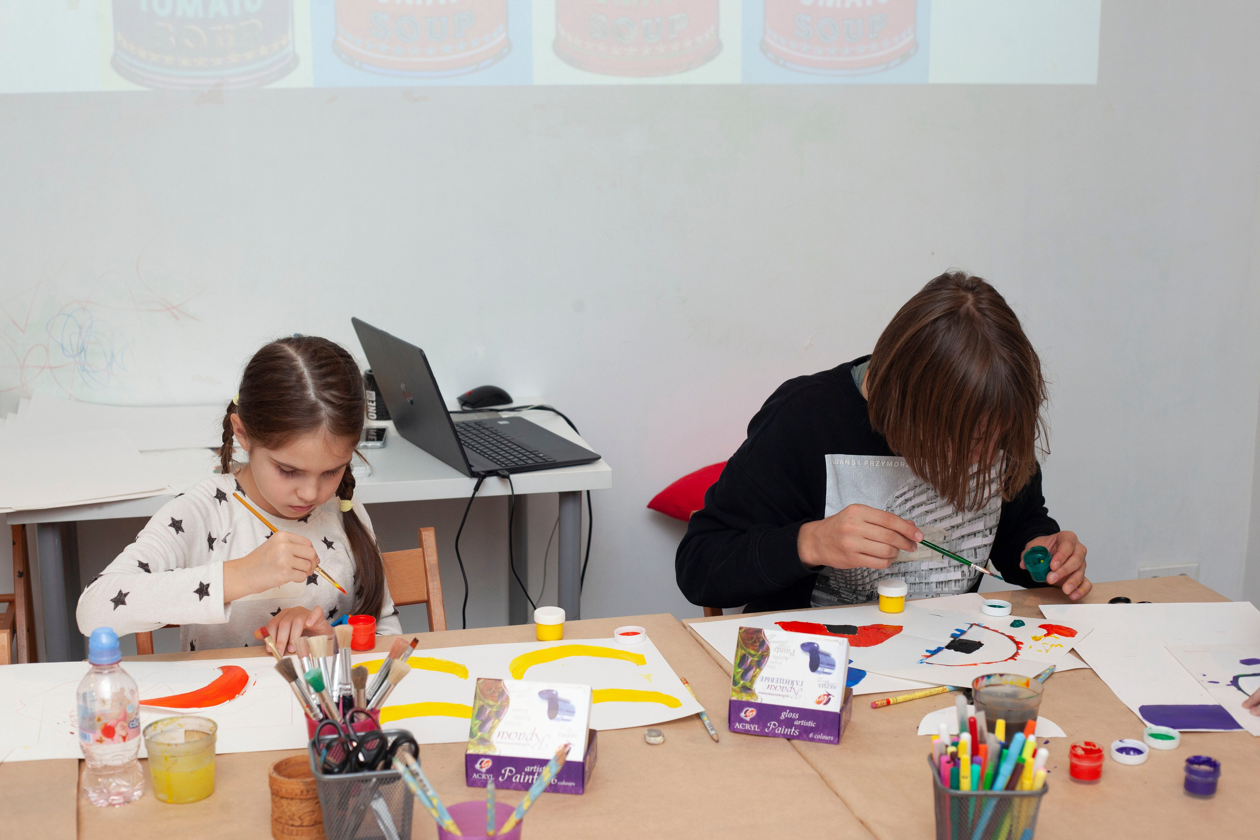 Детский мастер-класс в ММОМА. Stanislav Baryshev — People. Emotions. Atmosphere