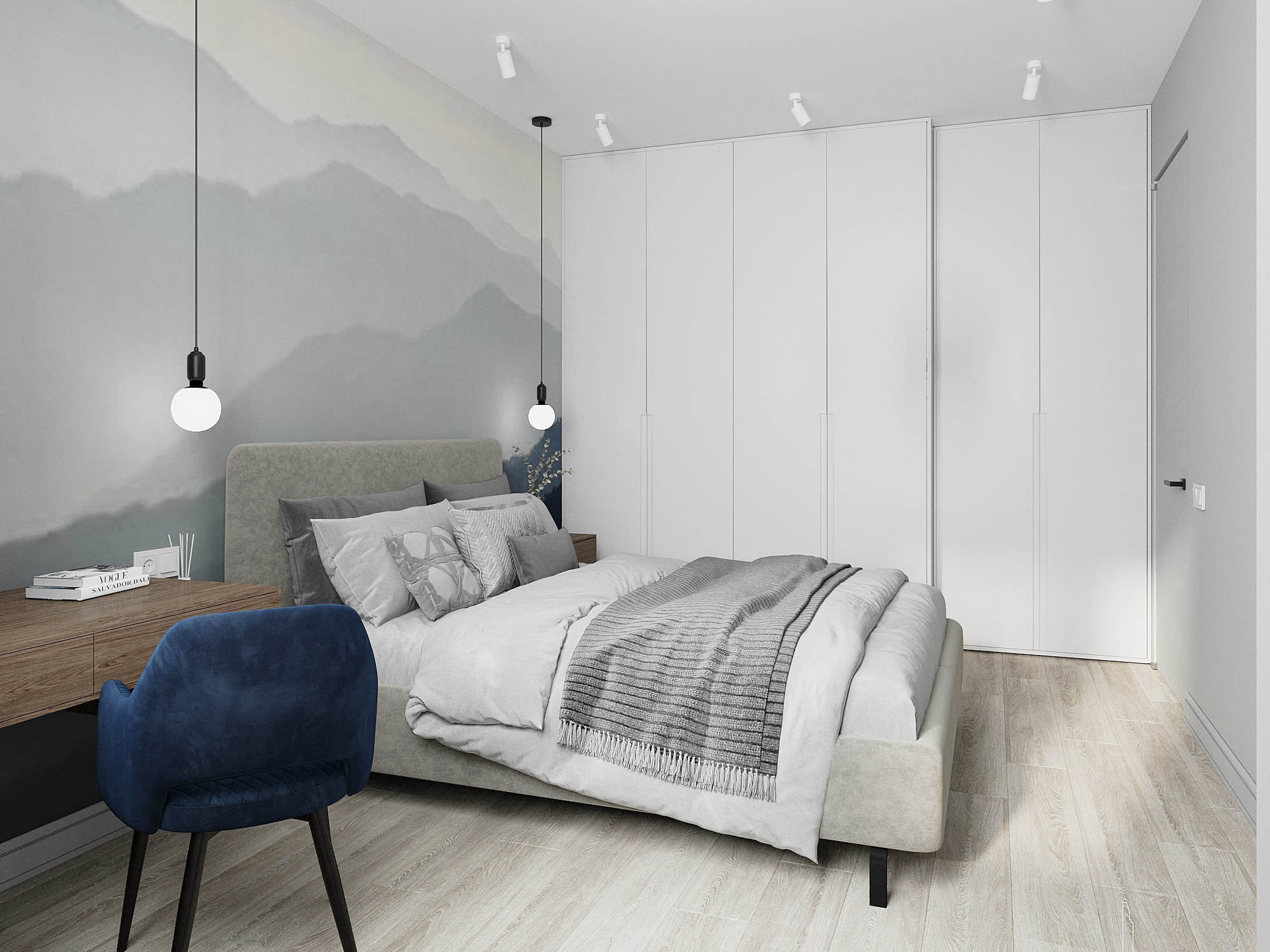 Двухкомнатная квартира для молодого человека в современном стиле. Дизайнер интерьеров в Санкт-Петербурге Анастасия Тен