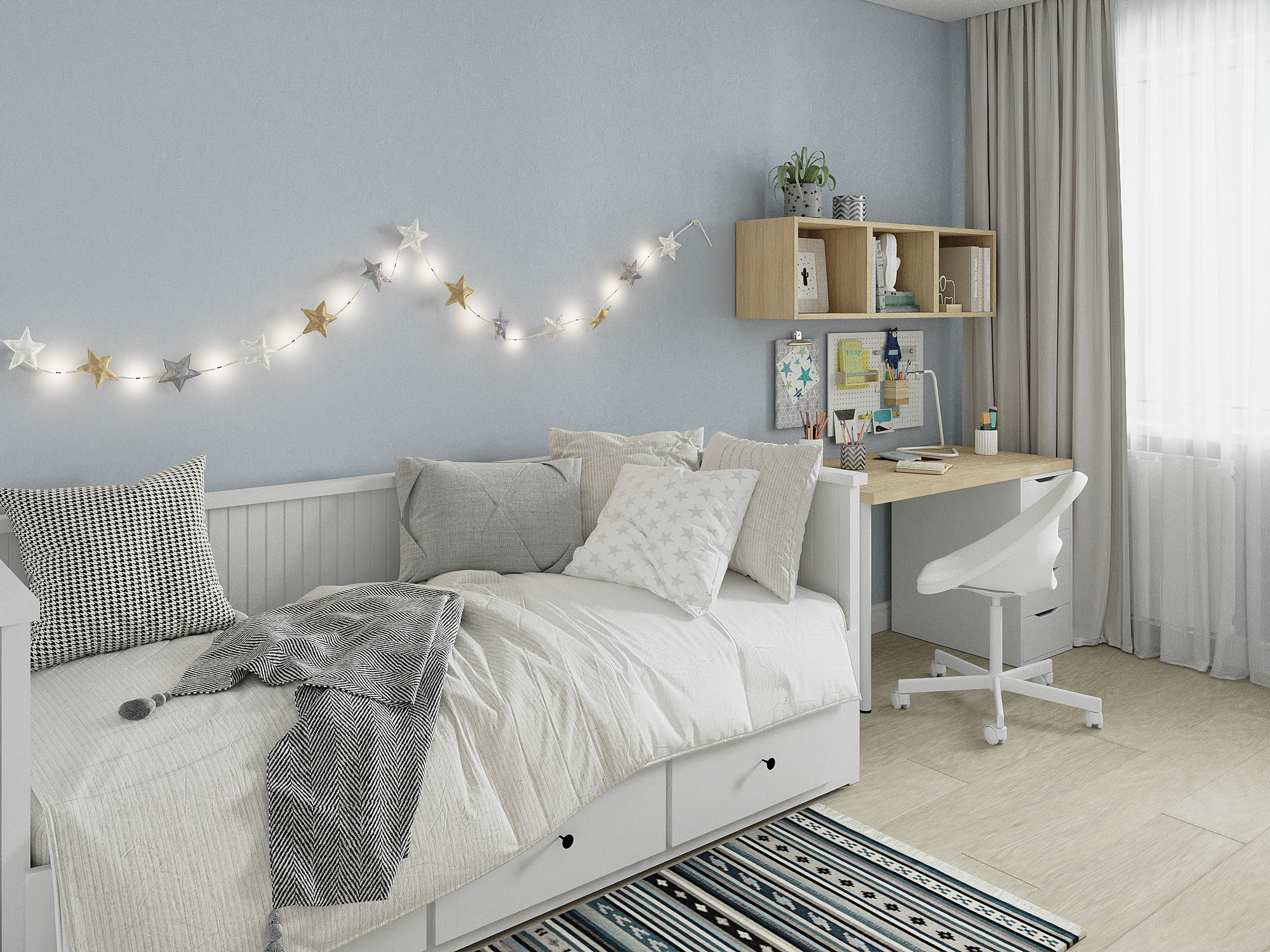 Светлая 3-х комнатная квартира в Москве. Дизайнер интерьеров в Санкт-Петербурге Анастасия Тен