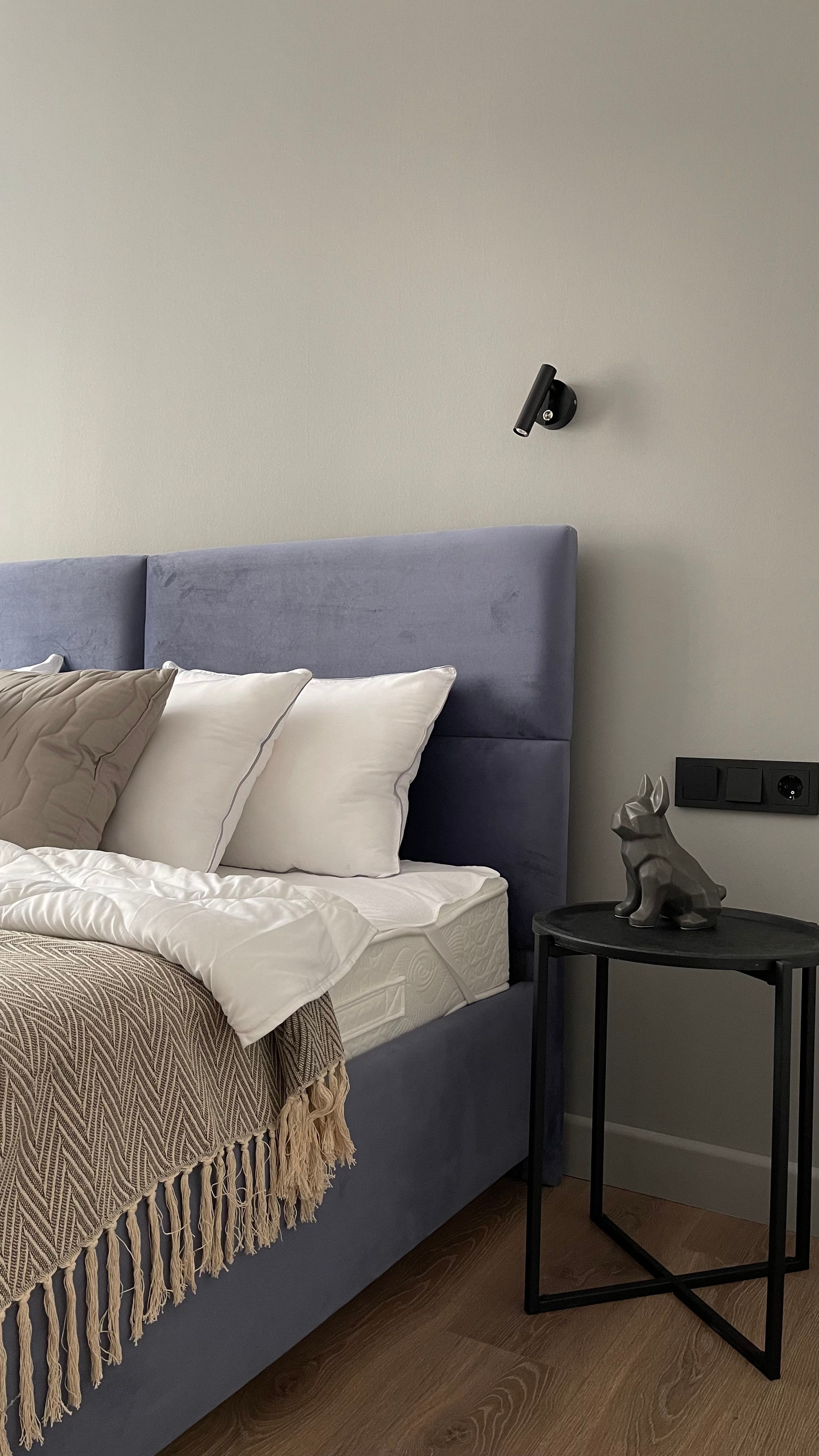 Евродвушка в синих тонах для сдачи в аренду. Дизайнер интерьеров в Санкт-Петербурге Анастасия Тен