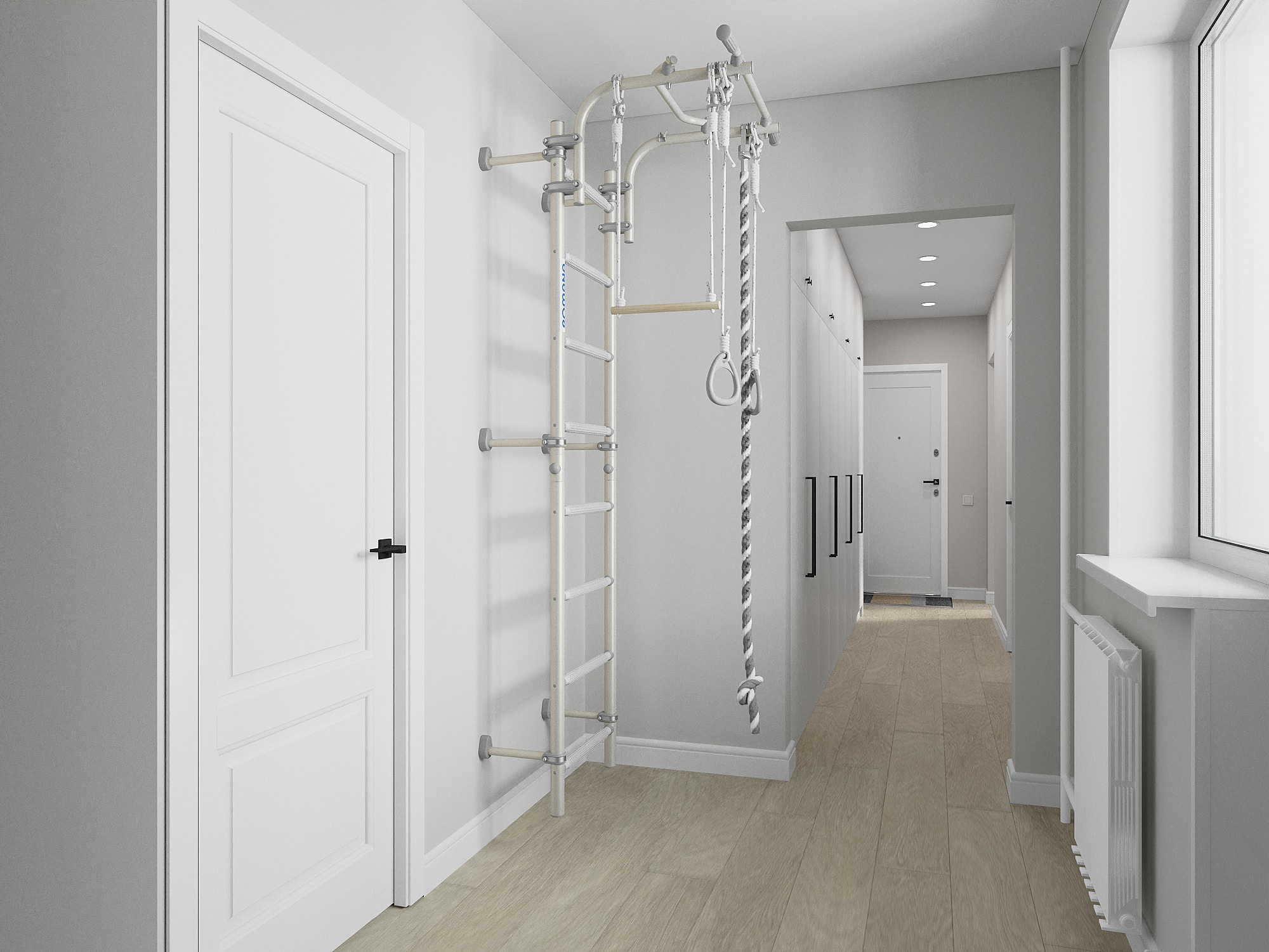 Светлая 3-х комнатная квартира в Москве. Дизайнер интерьеров в Санкт-Петербурге Анастасия Тен