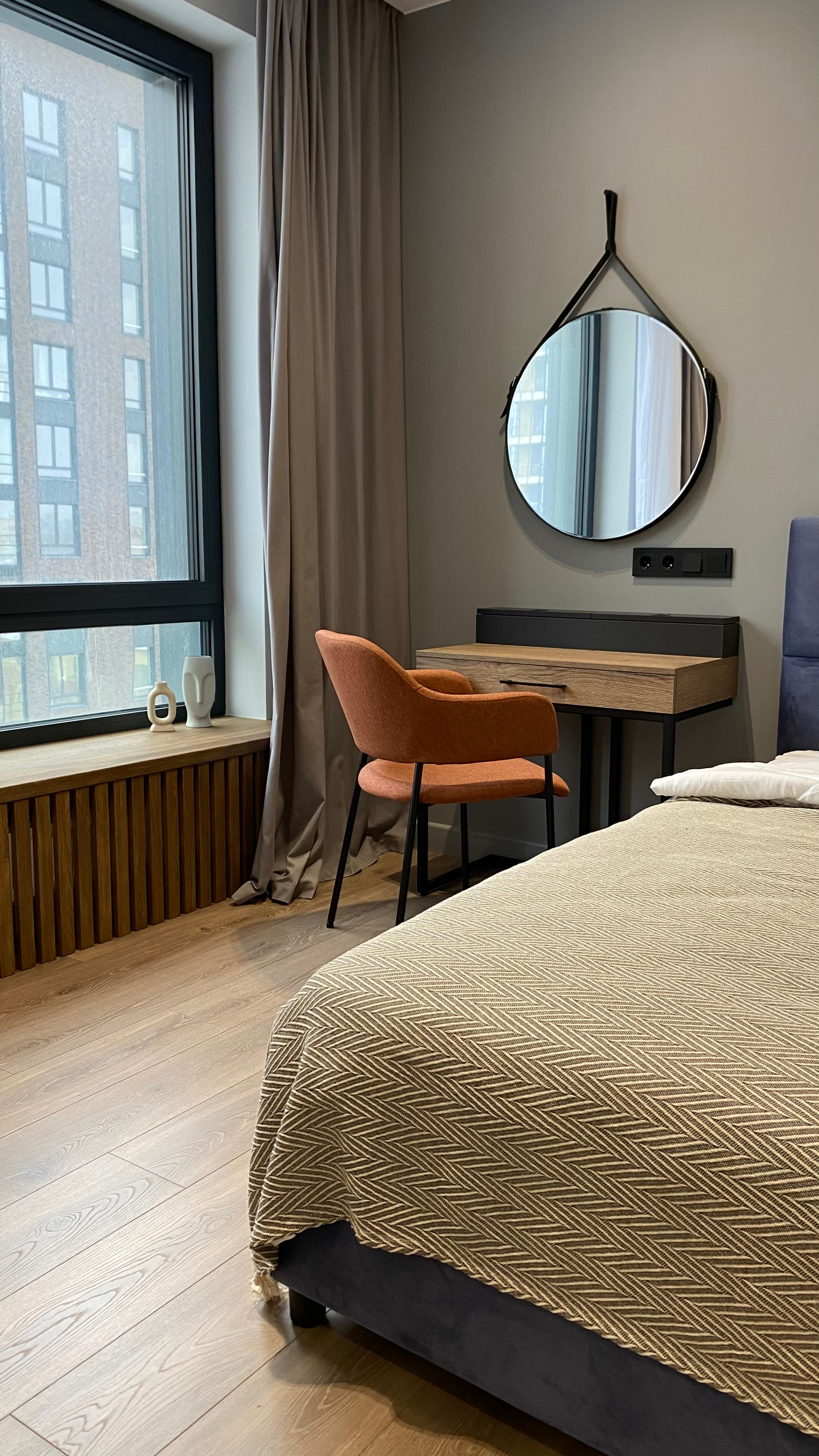 Евродвушка в синих тонах для сдачи в аренду. Дизайнер интерьеров в Санкт-Петербурге Анастасия Тен