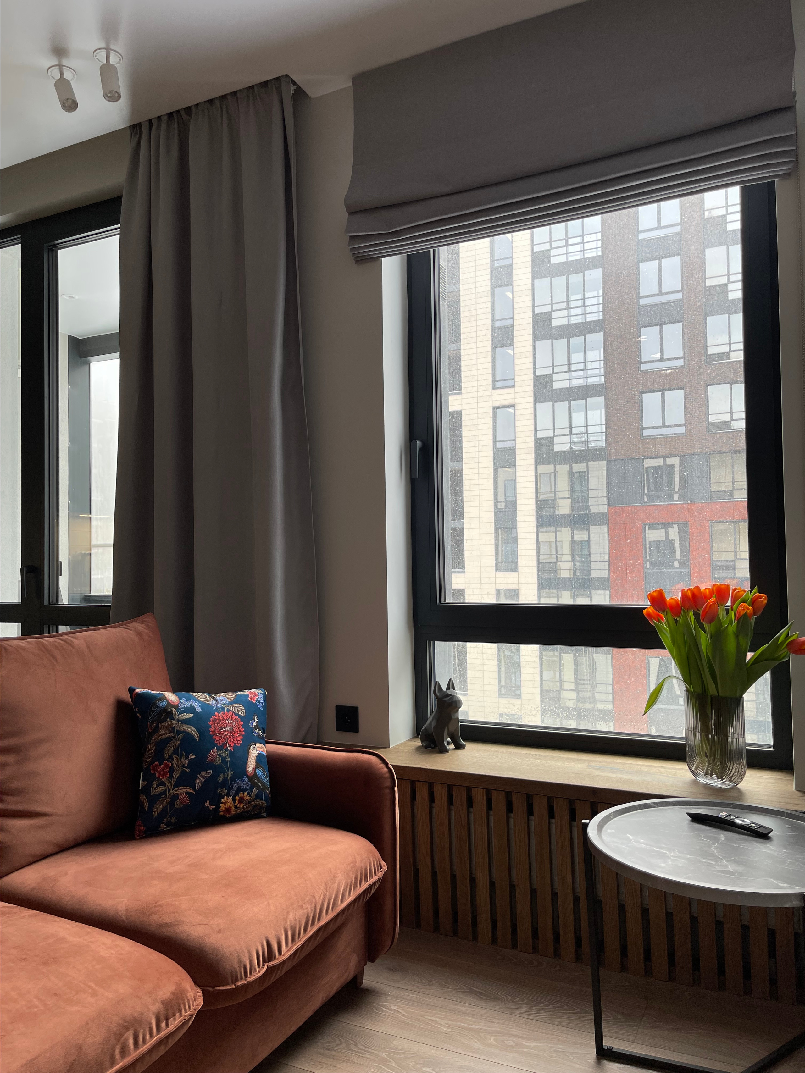 Евродвушка в синих тонах для сдачи в аренду. Дизайнер интерьеров в Санкт-Петербурге Анастасия Тен