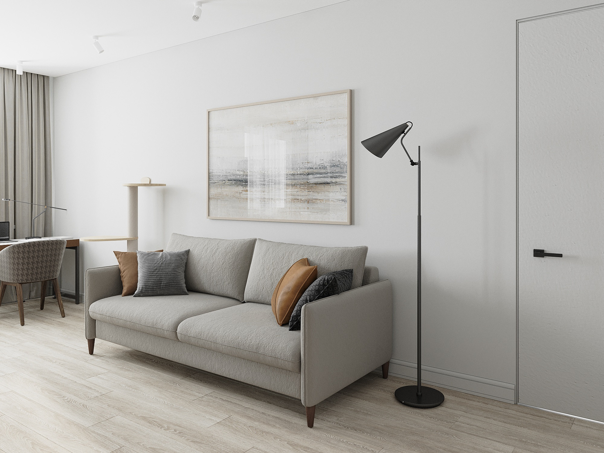 Двухкомнатная квартира для молодого человека в современном стиле. Дизайнер интерьеров в Санкт-Петербурге Анастасия Тен