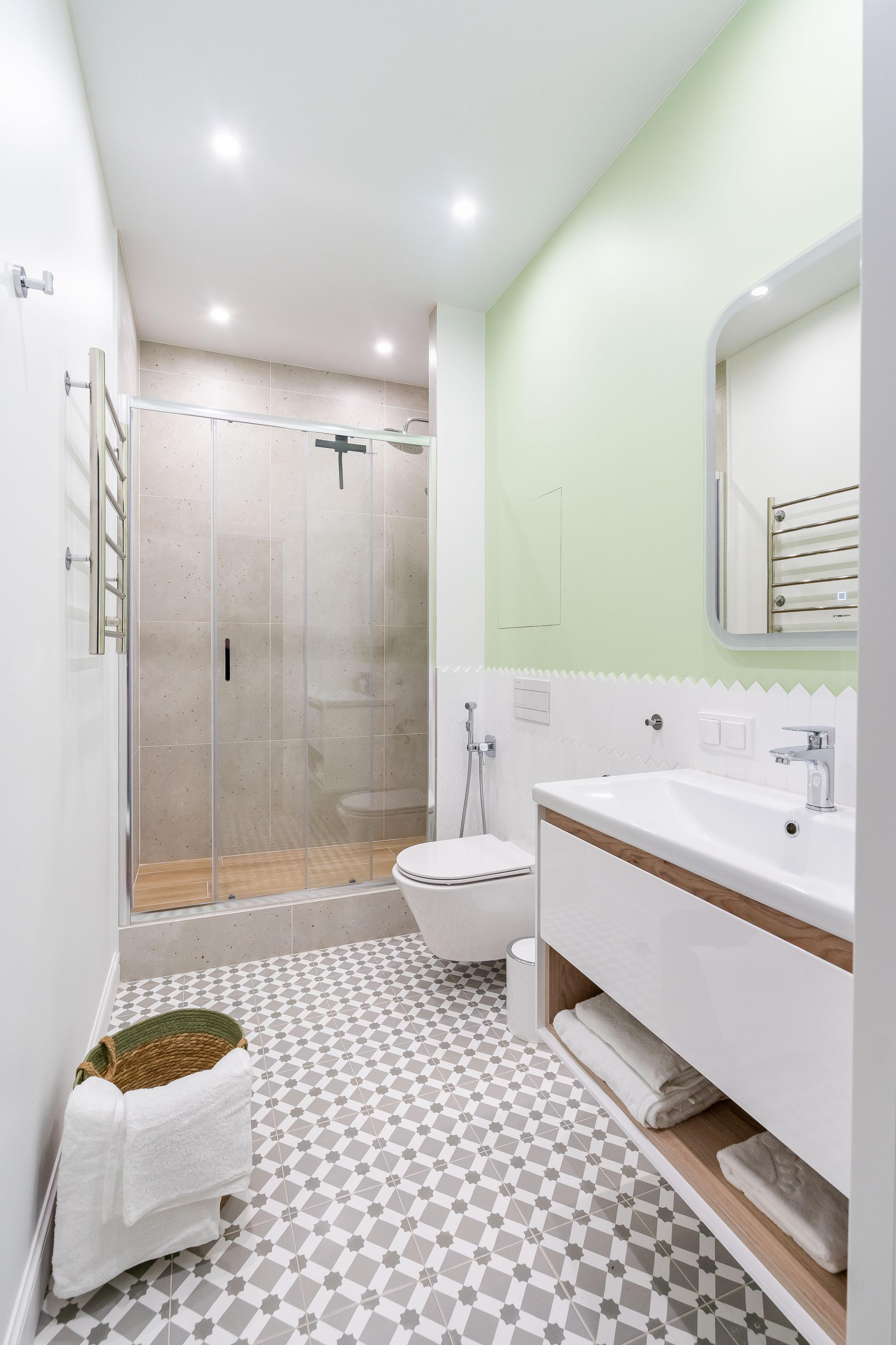 Современный интерьер в ЖК Черная речка г. Санкт-Петербург. Дизайнер интерьеров в Санкт-Петербурге Анастасия Тен