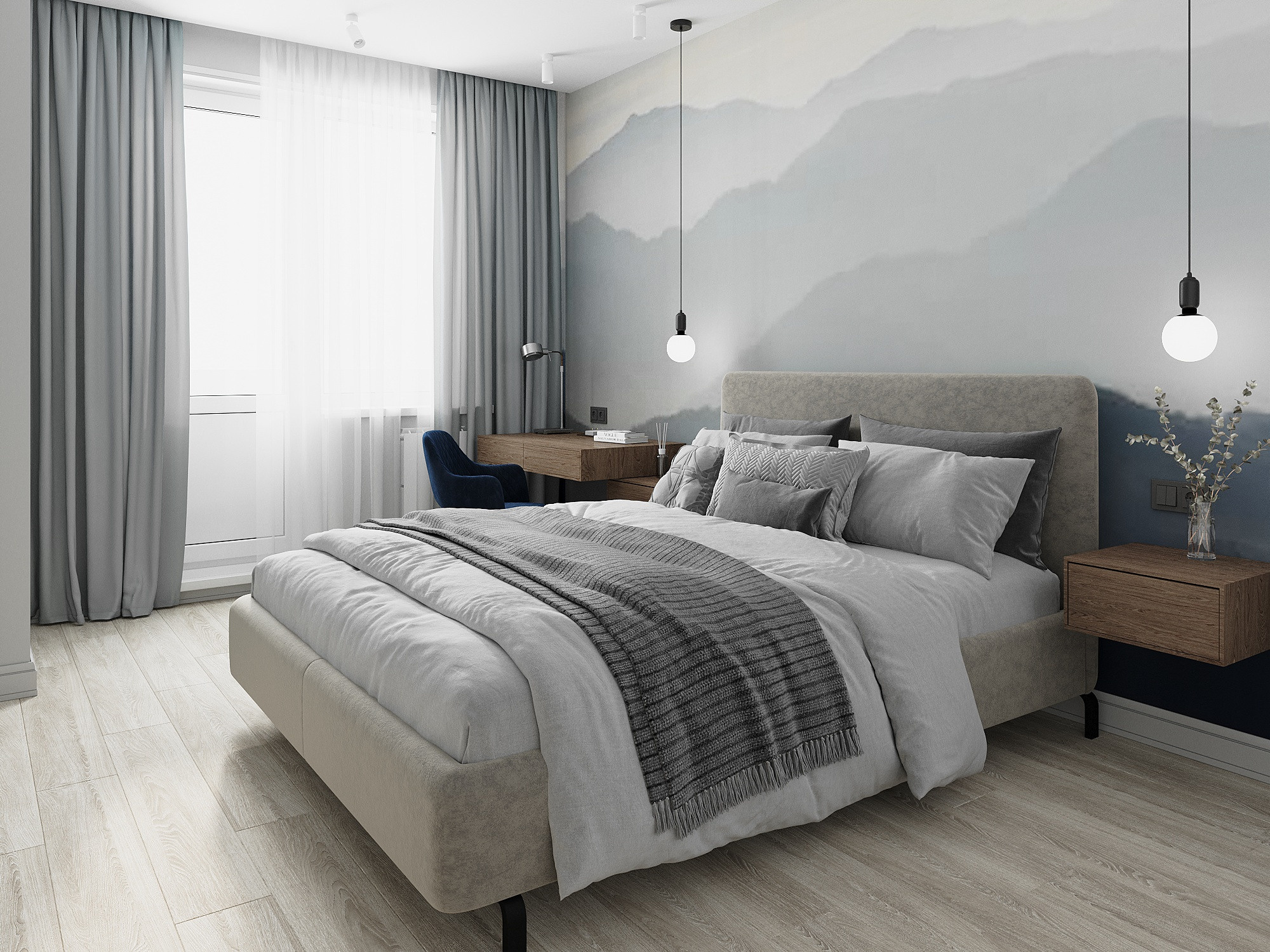 Двухкомнатная квартира для молодого человека в современном стиле. Дизайнер интерьеров в Санкт-Петербурге Анастасия Тен