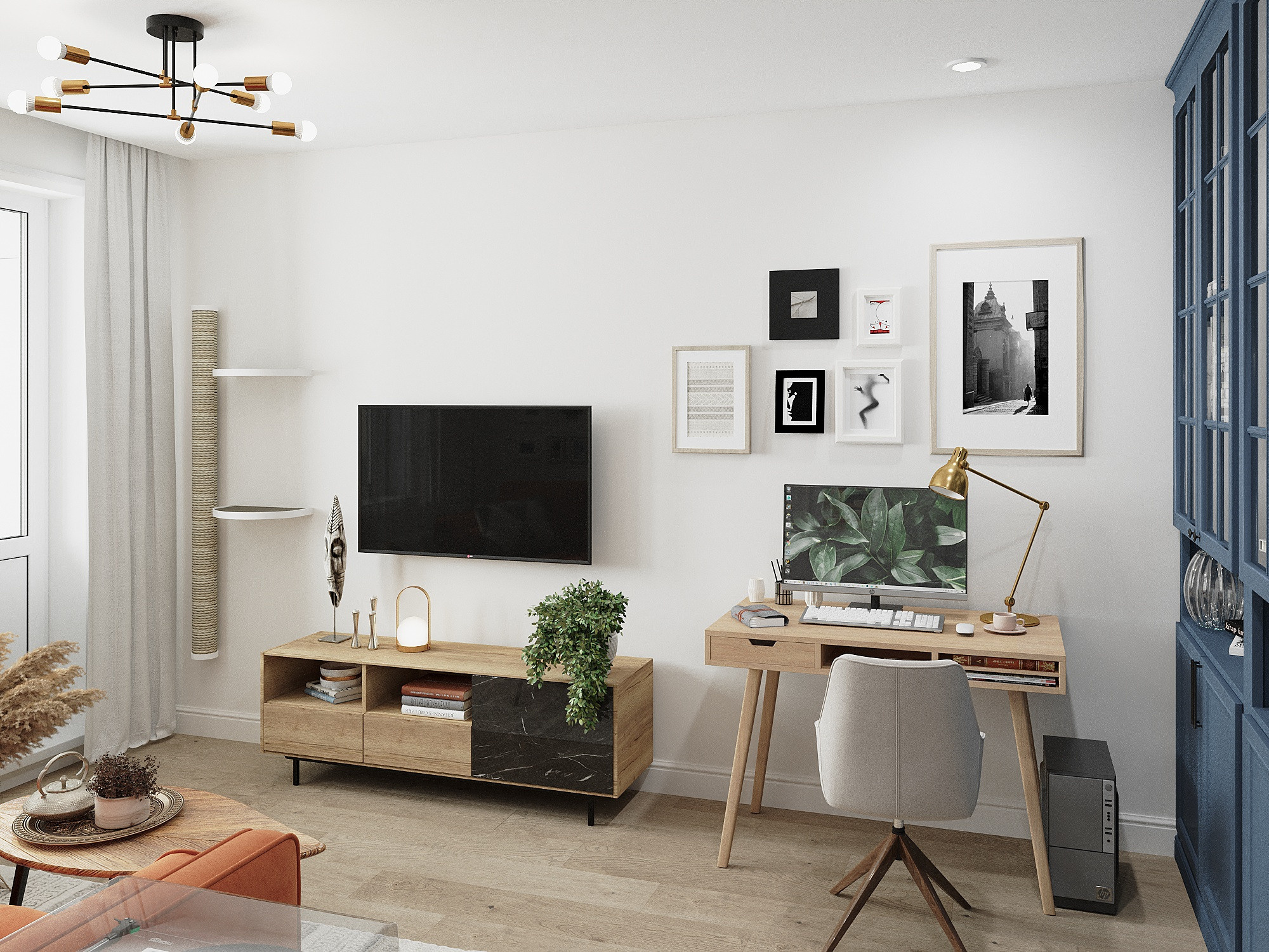 Дизайн двухкомнатной квартиры для девушки. Дизайнер интерьеров в Санкт-Петербурге Анастасия Тен