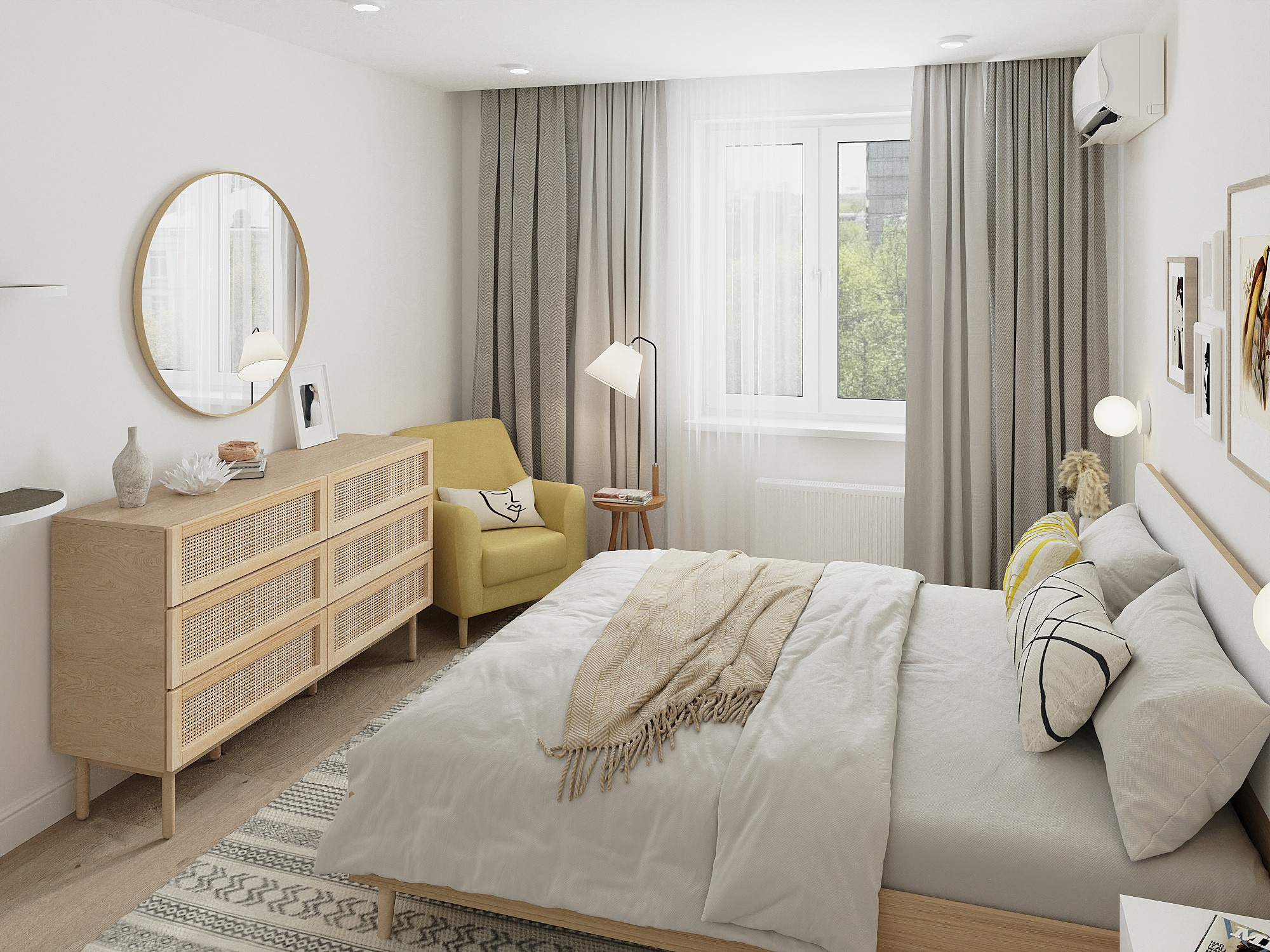 Дизайн двухкомнатной квартиры для девушки. Дизайнер интерьеров в Санкт-Петербурге Анастасия Тен