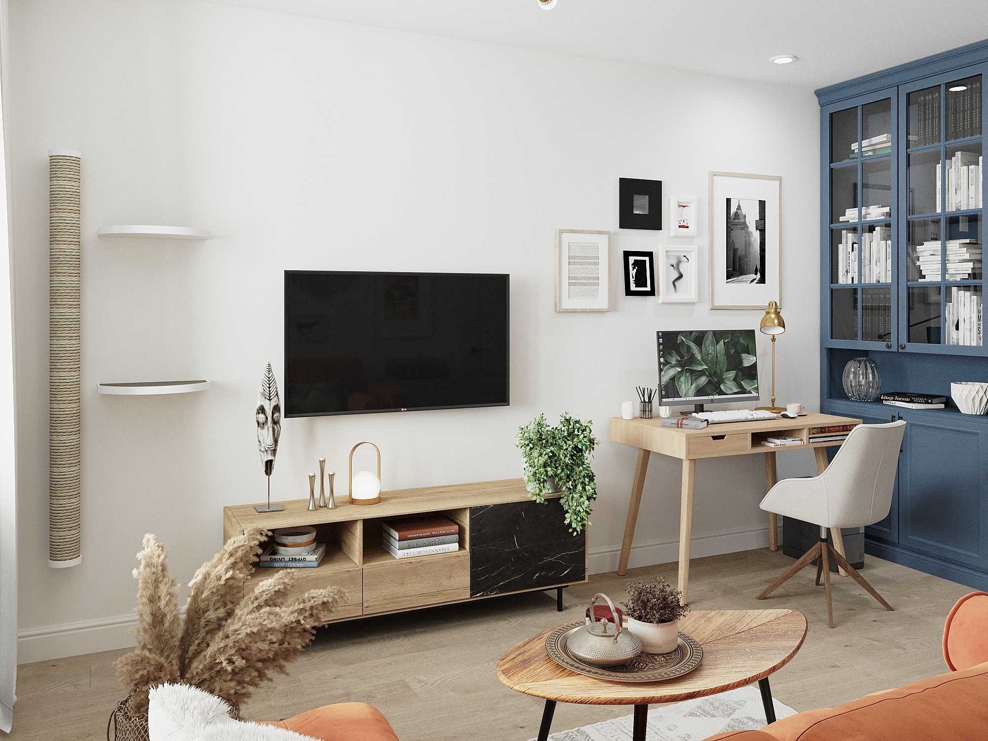 Дизайн двухкомнатной квартиры для девушки. Дизайнер интерьеров в Санкт-Петербурге Анастасия Тен