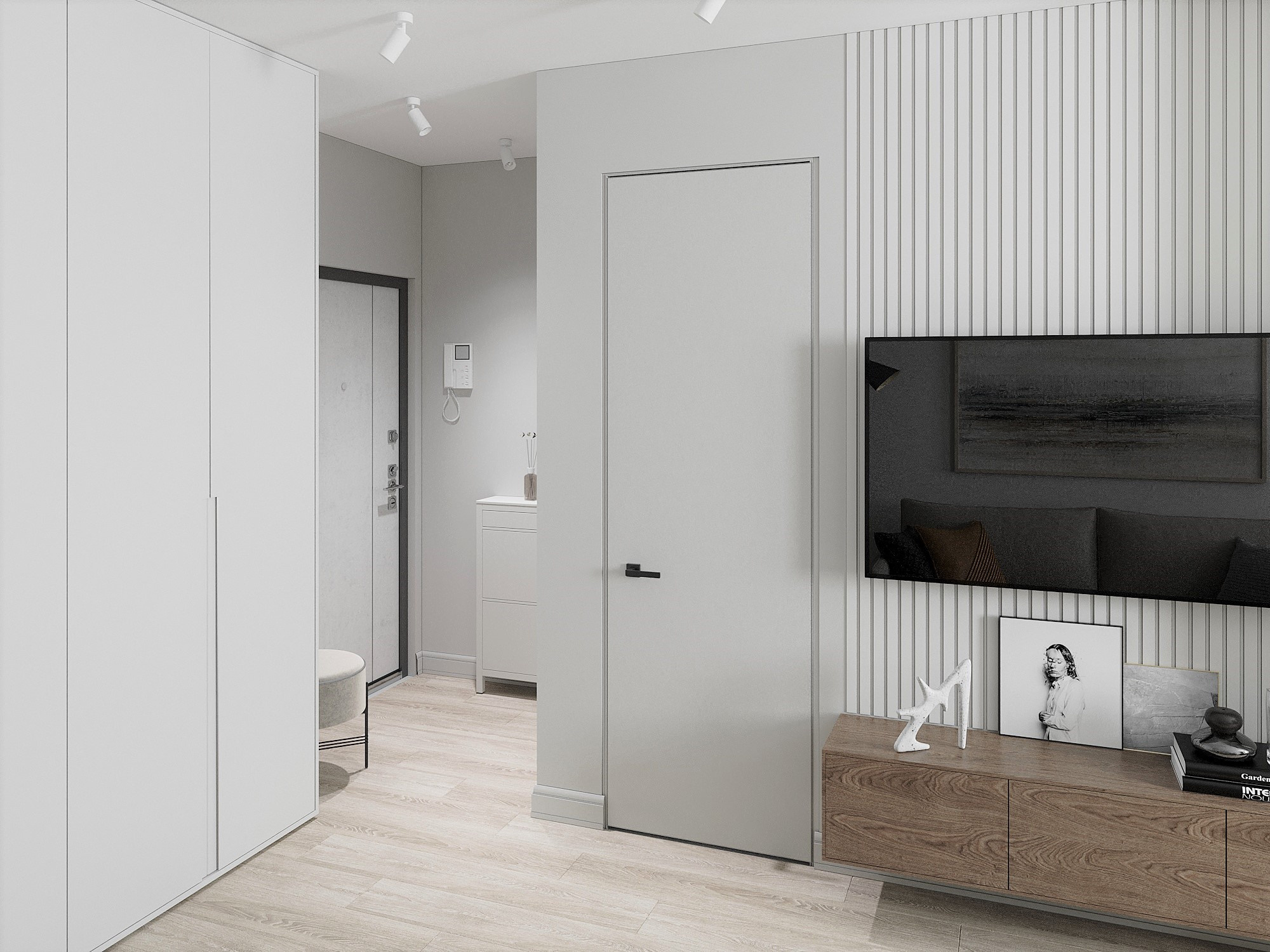 Двухкомнатная квартира для молодого человека в современном стиле. Дизайнер интерьеров в Санкт-Петербурге Анастасия Тен