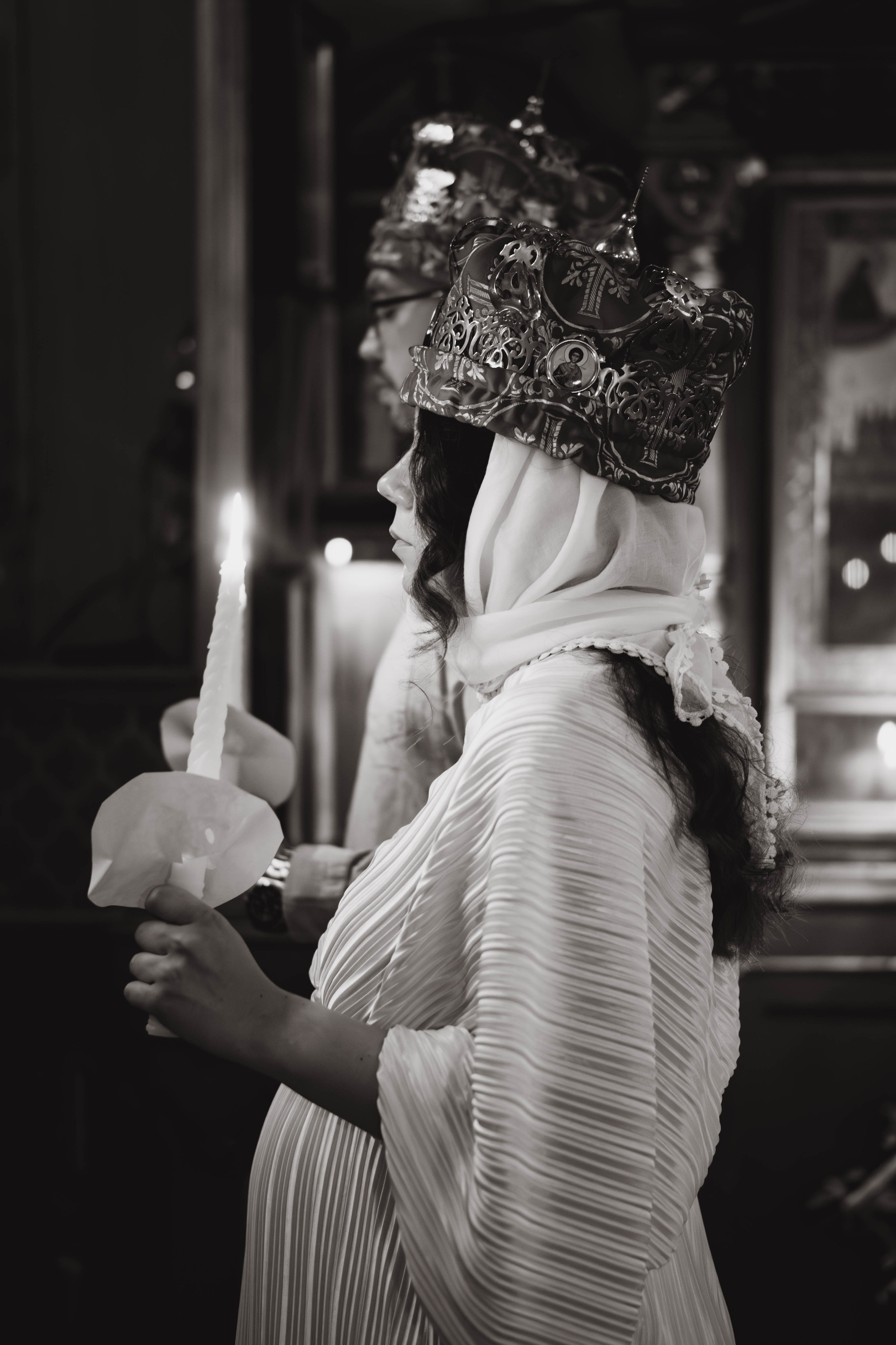 Венчание Алексея и Яны Церковь Рождества Христова. Фотограф Москва Валерия Веденина