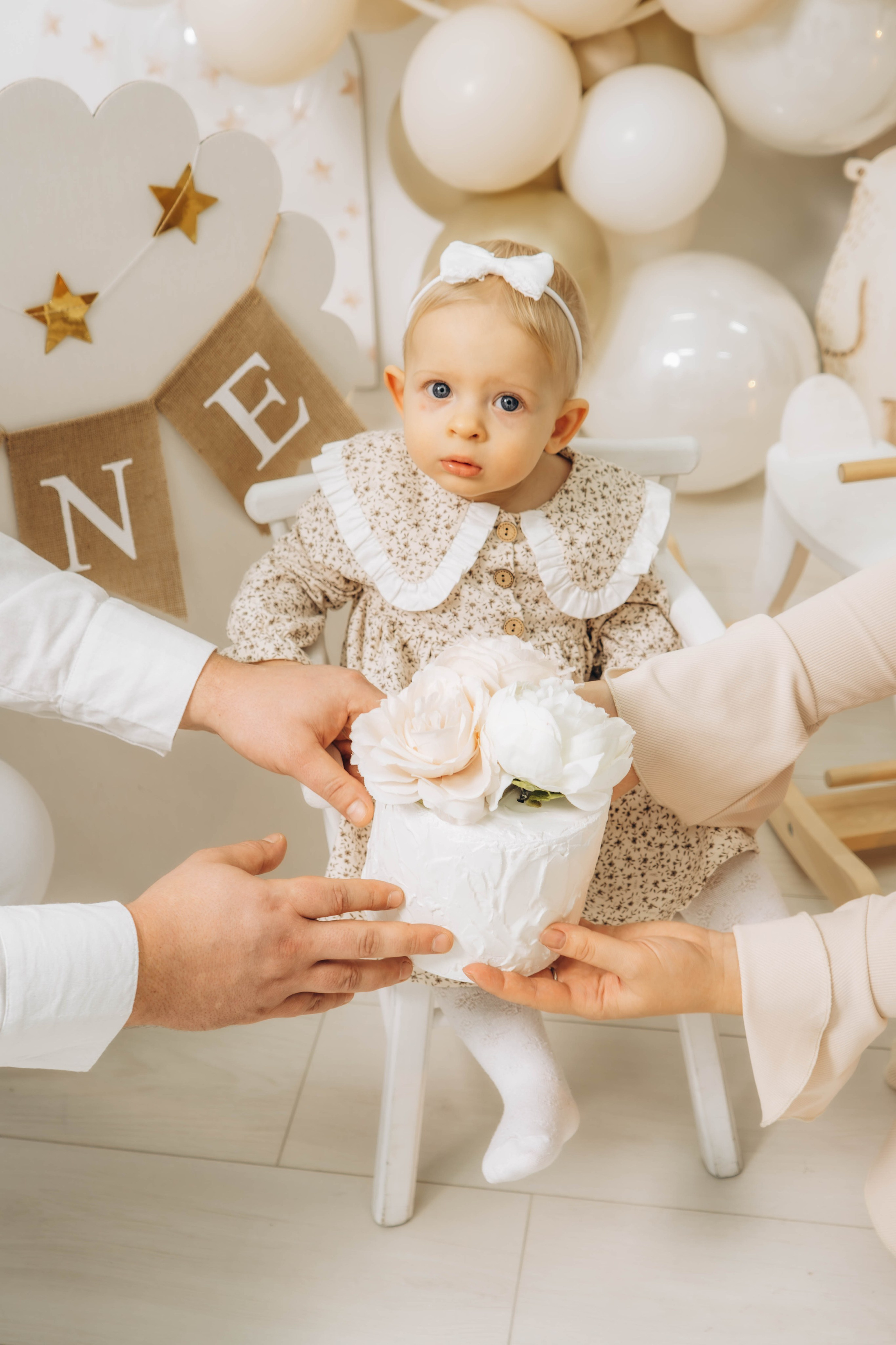 Съемка на годик малышки. Студия «LuLu». Фотограф Москва Валерия Веденина