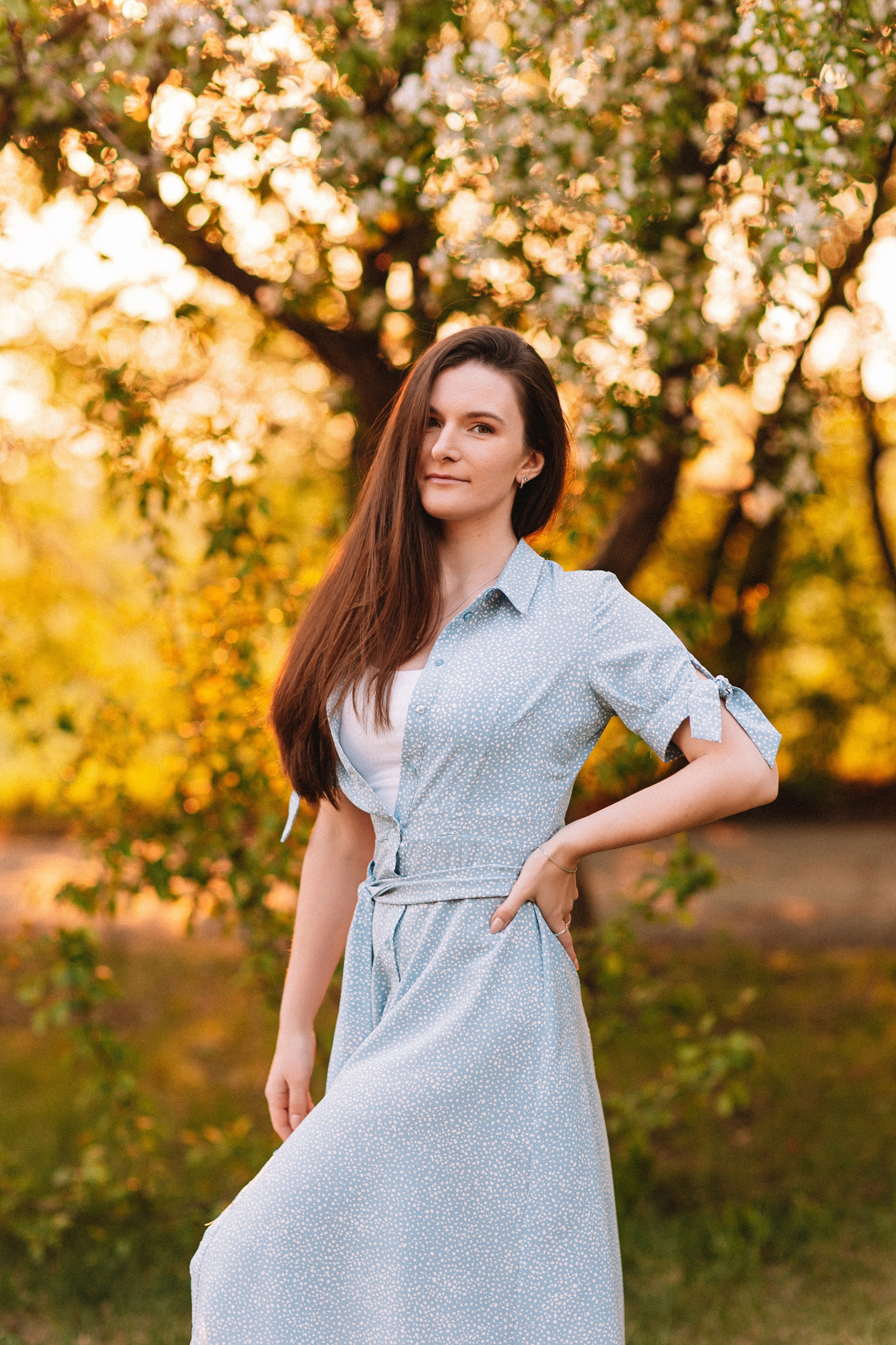 Яблони. Семейный фотограф Тюмень, фотограф на роды Салмина Мария