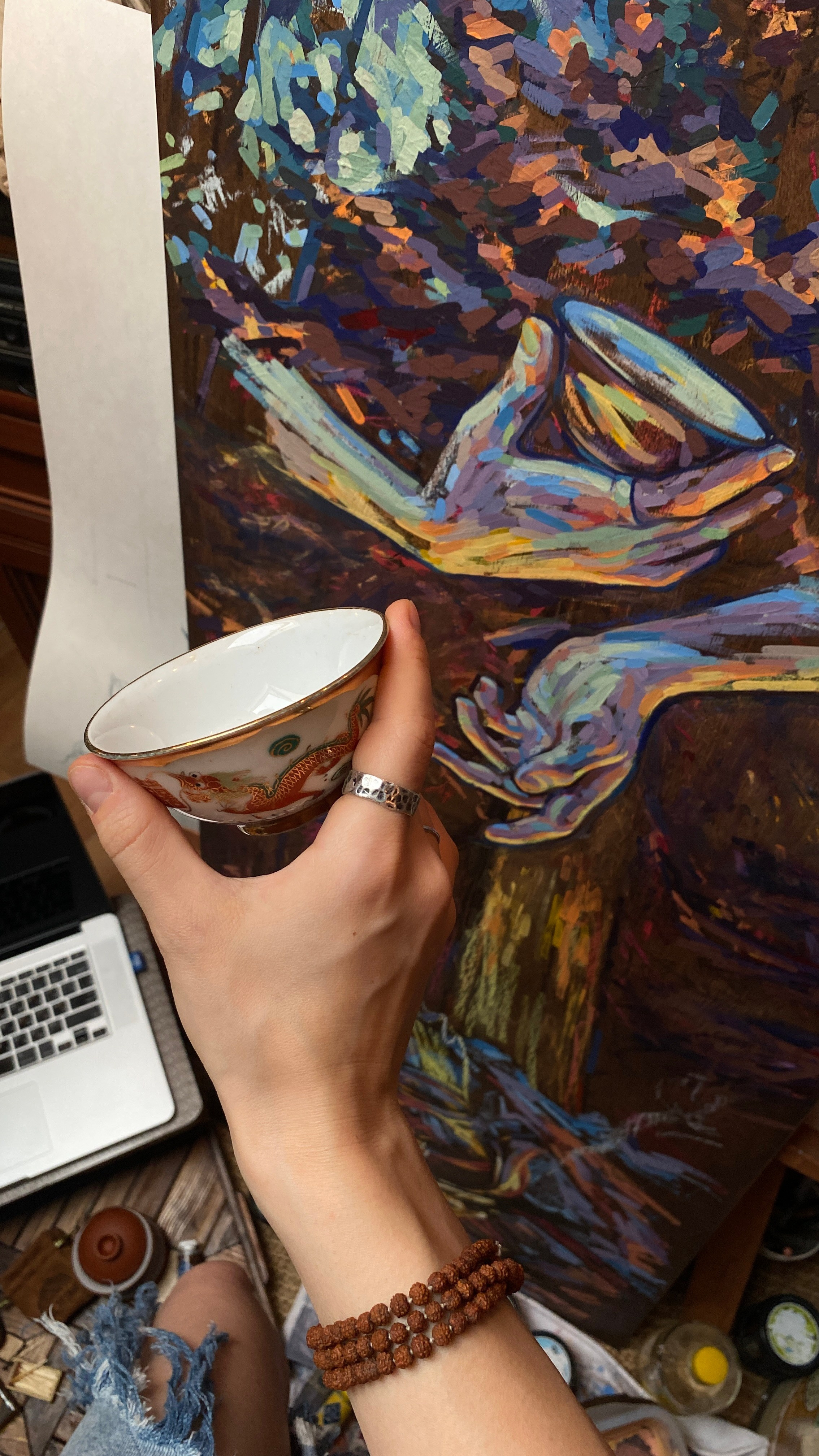 Чайная картина. Саша Гдетотам