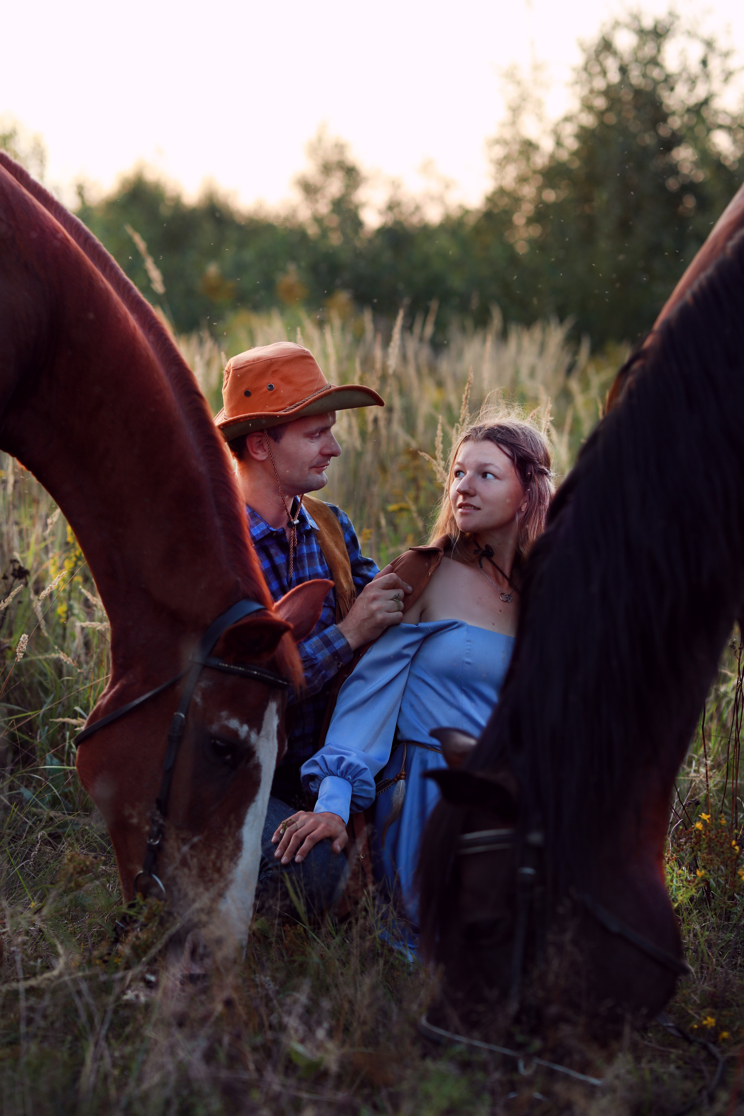 Семейная, love-story с лошадьми. Фотосессия с лошадьми