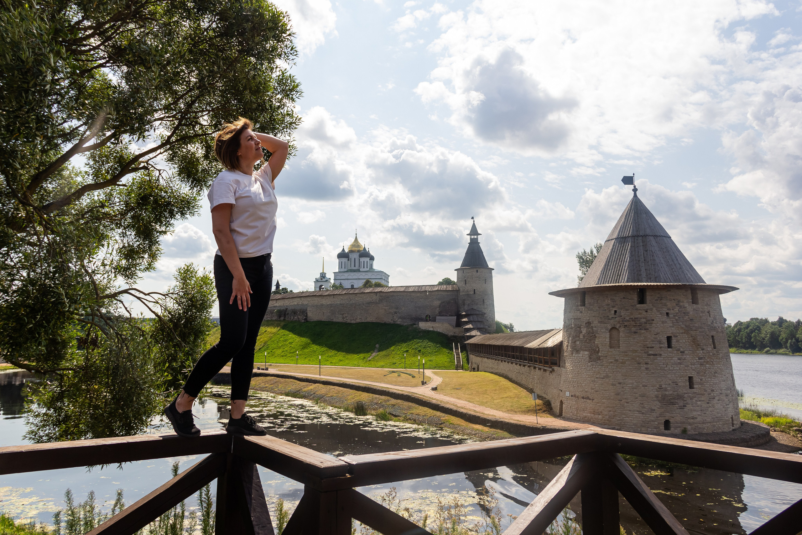 Семейная прогулка по Пскову. Фотограф Елена Зиновьева