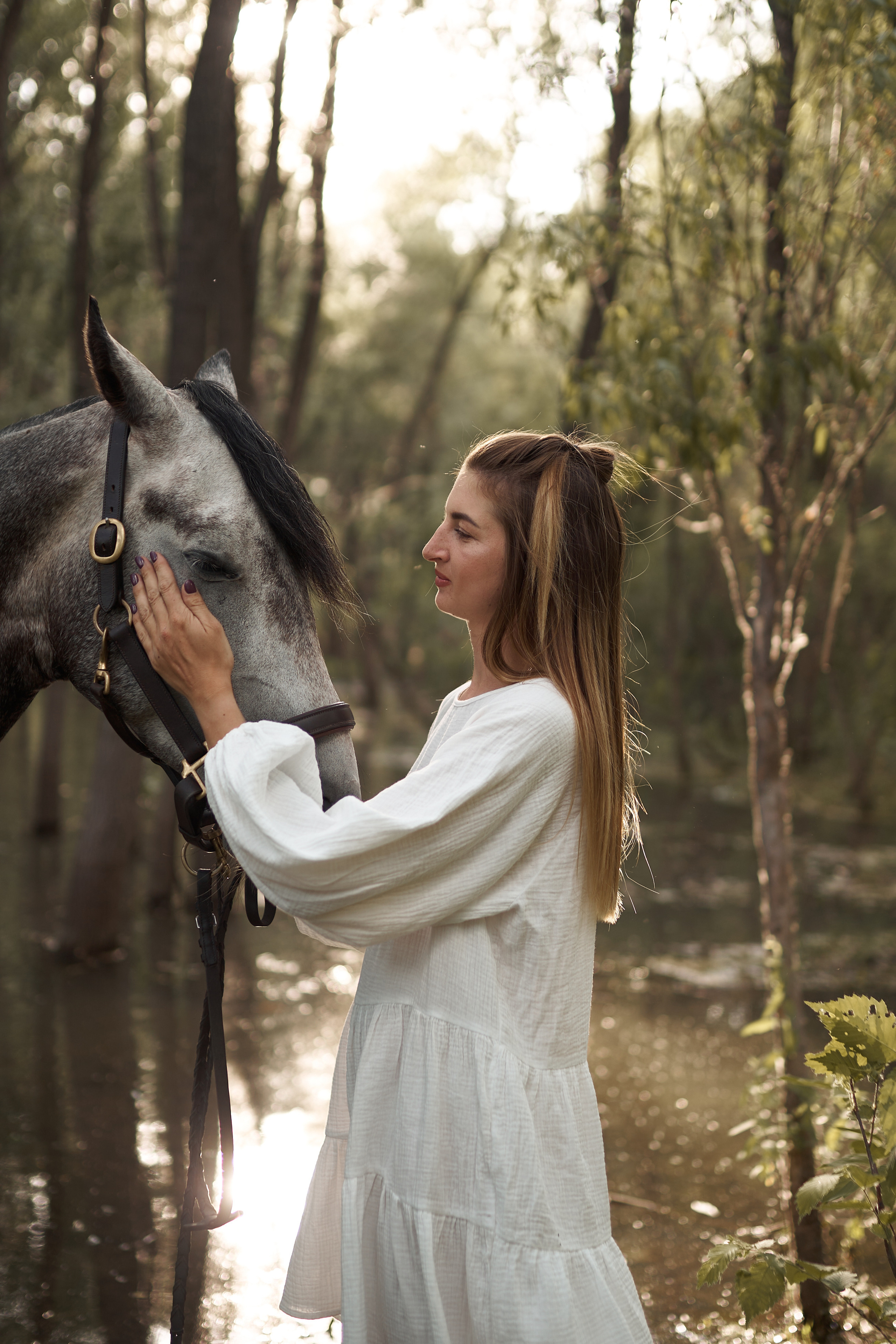 Оля Панченко и Кондор. Фотосессии с лошадьми в Москве, Новосибирске