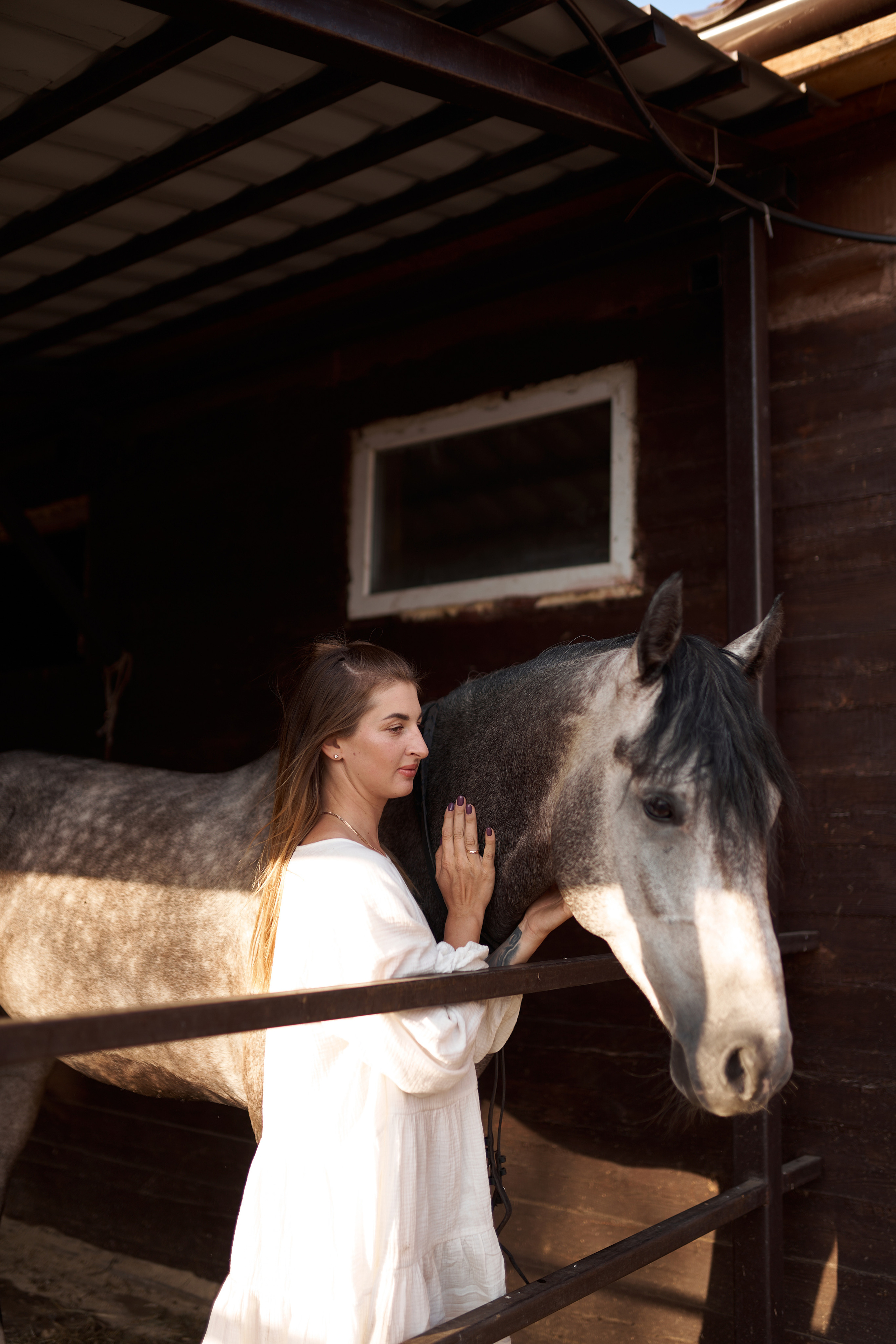 Оля Панченко и Кондор. Фотосессии с лошадьми в Москве, Новосибирске