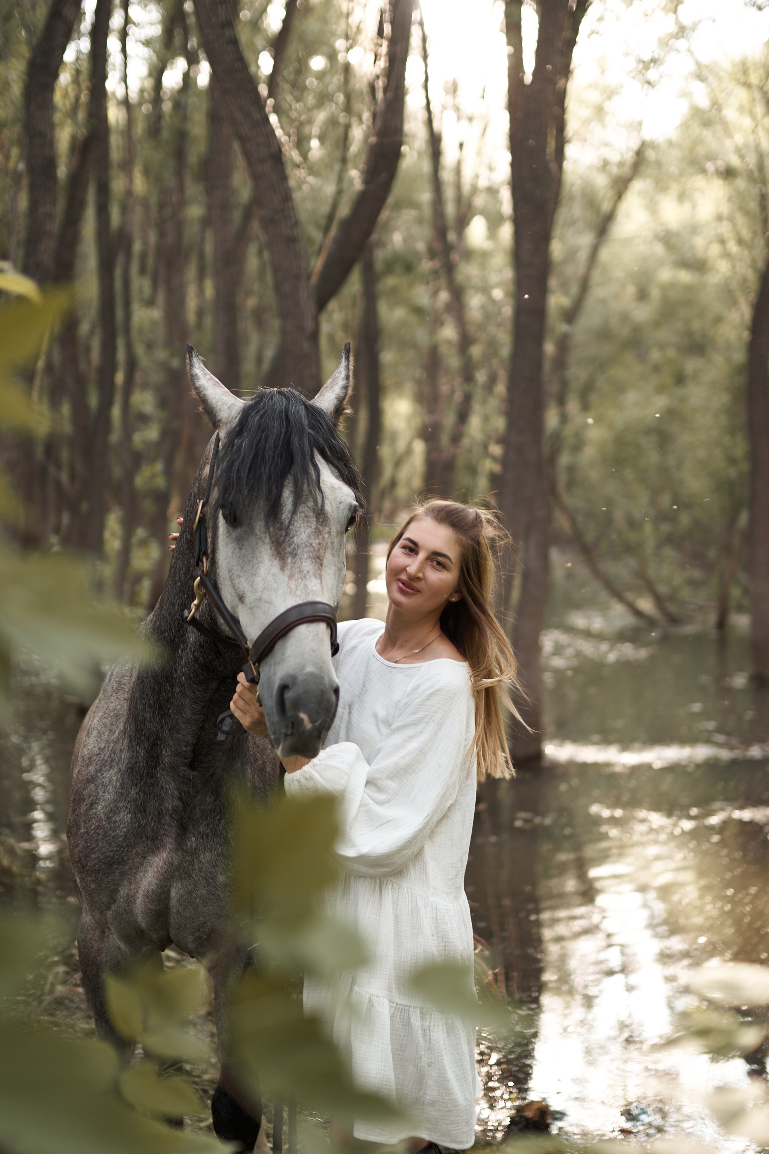 Оля Панченко и Кондор. Фотосессии с лошадьми в Москве, Новосибирске