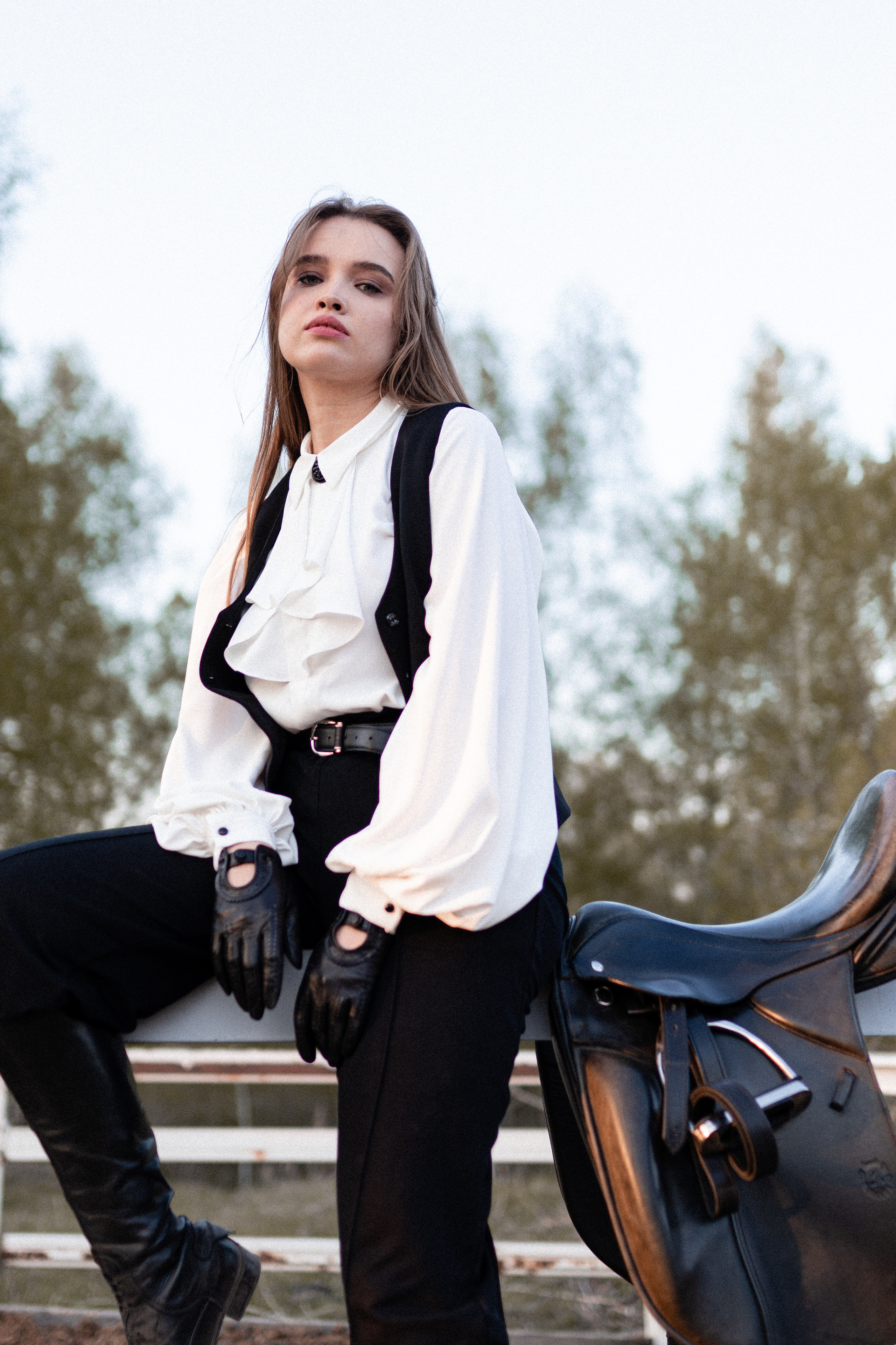 Екатерина, Прогон, Пепел. Фотосессии с лошадьми в Москве, Новосибирске