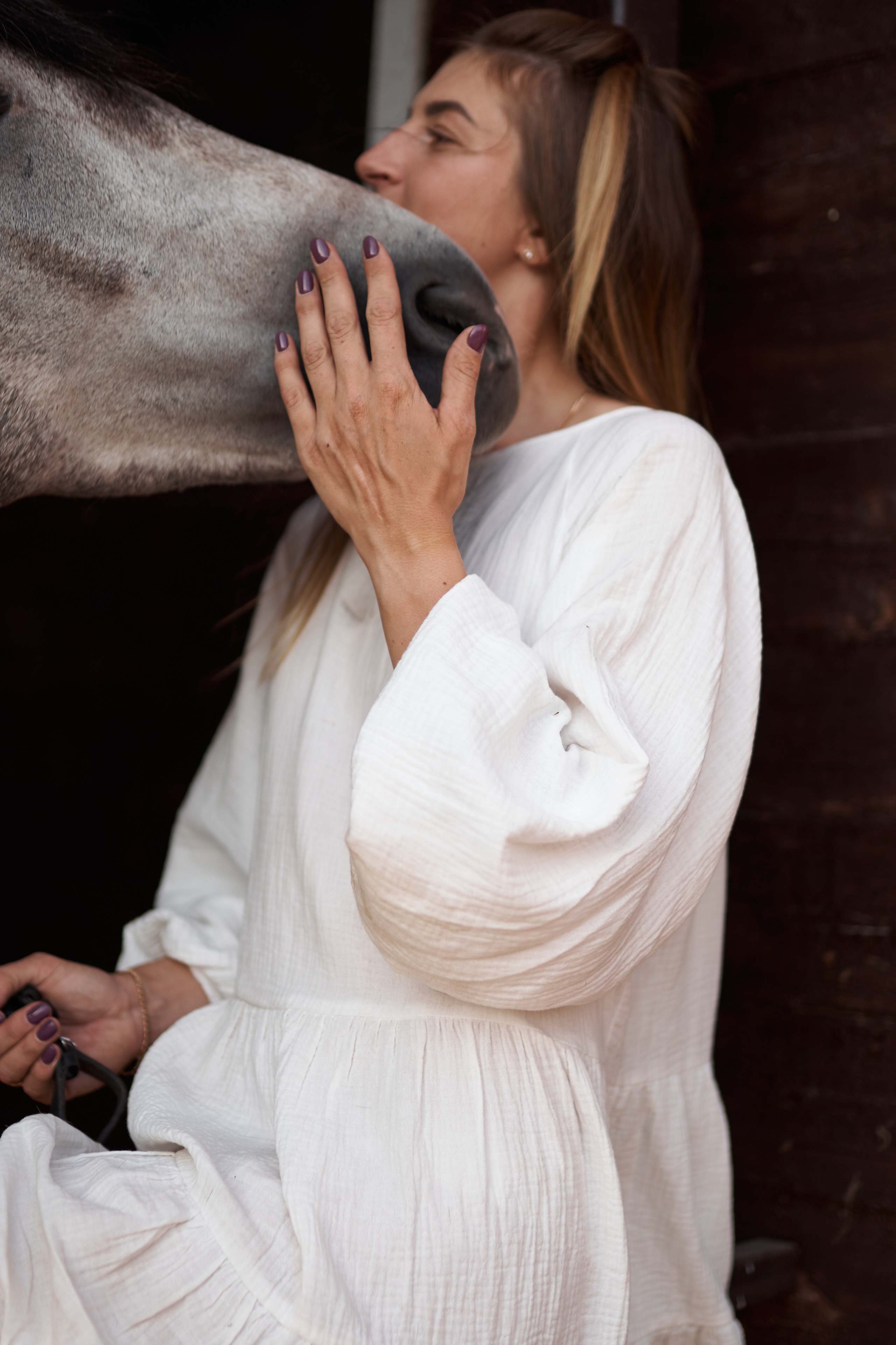 Оля Панченко и Кондор. Фотосессии с лошадьми в Москве, Новосибирске