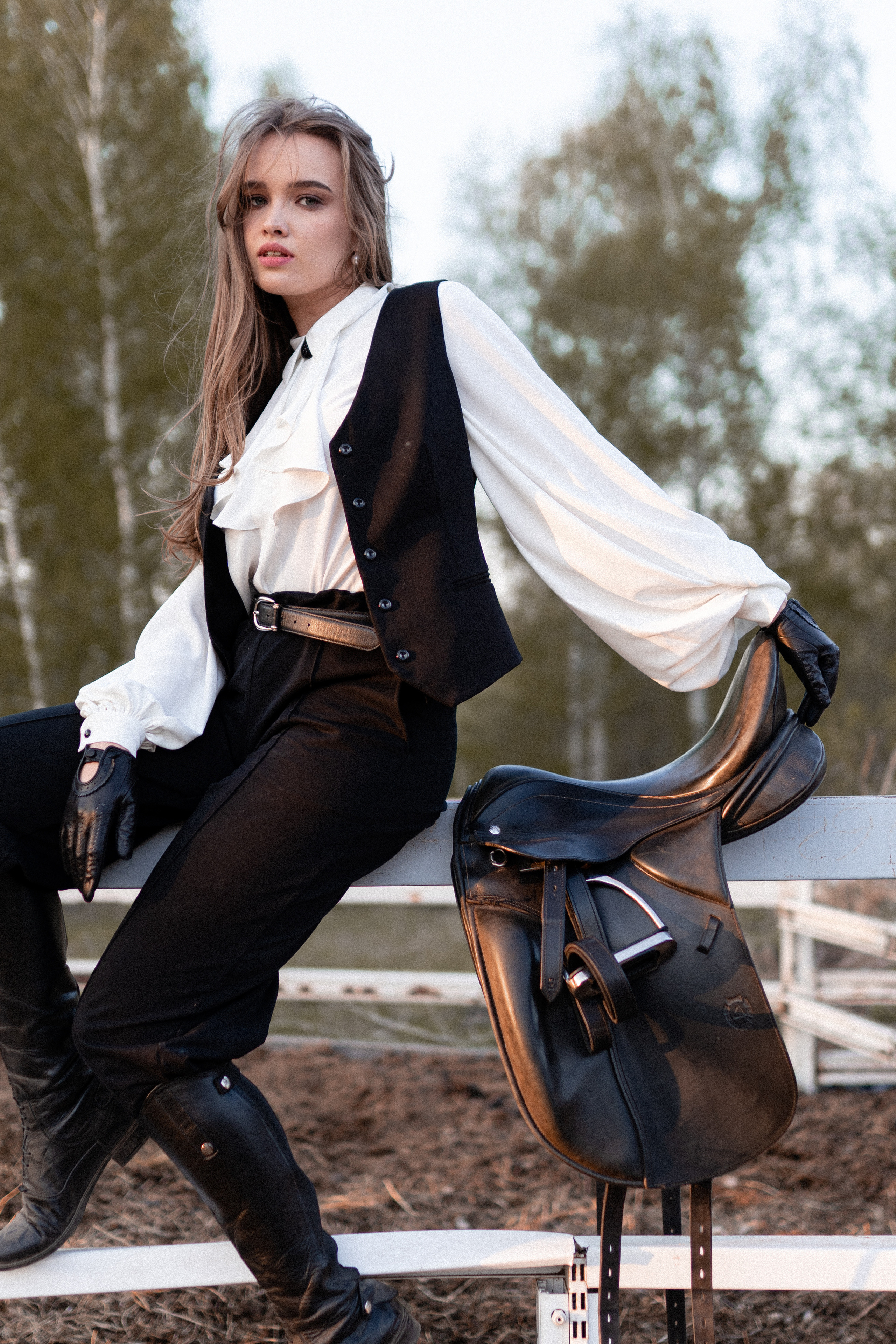 Екатерина, Прогон, Пепел. Фотосессии с лошадьми в Москве, Новосибирске