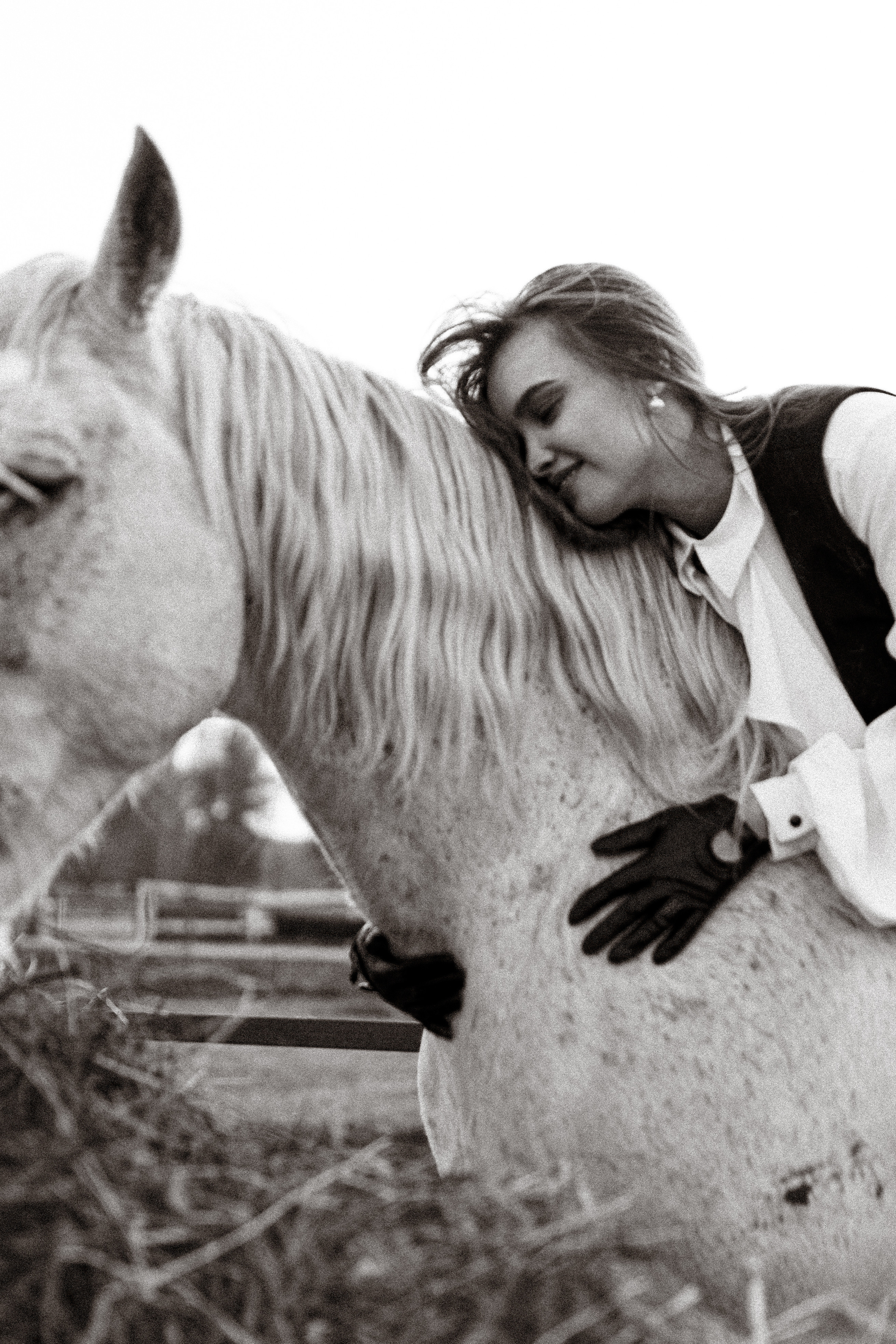 Екатерина, Прогон, Пепел. Фотосессии с лошадьми в Москве, Новосибирске