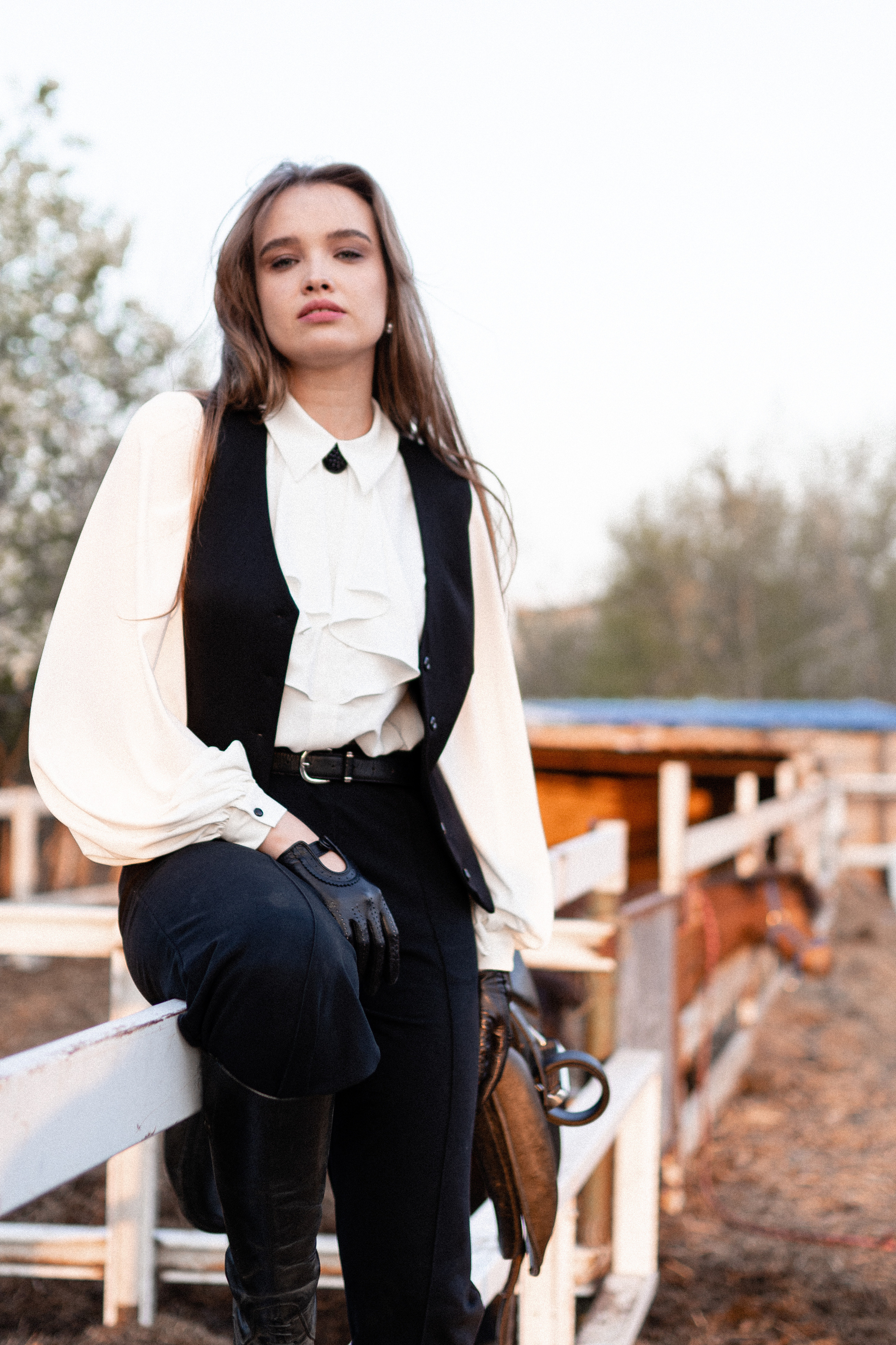 Екатерина, Прогон, Пепел. Фотосессии с лошадьми в Москве, Новосибирске