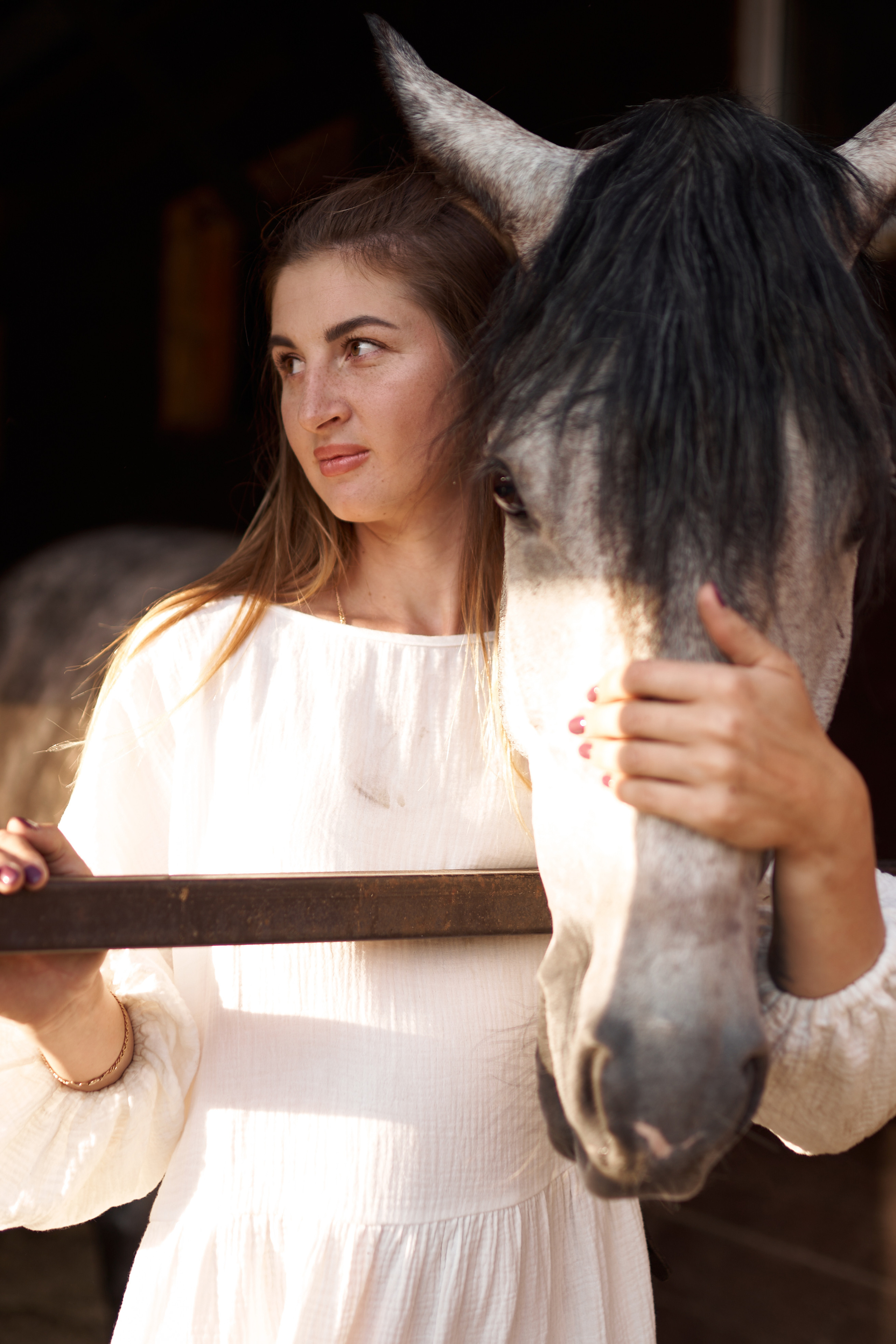 Оля Панченко и Кондор. Фотосессии с лошадьми в Москве, Новосибирске