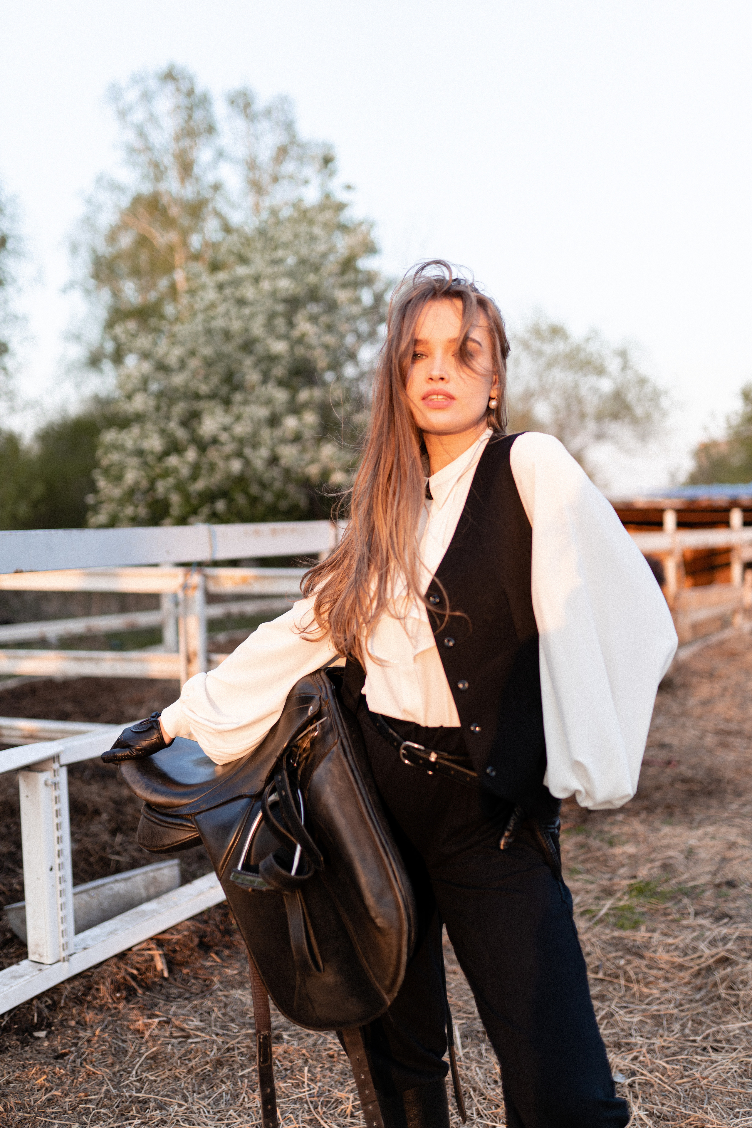 Екатерина, Прогон, Пепел. Фотосессии с лошадьми в Москве, Новосибирске