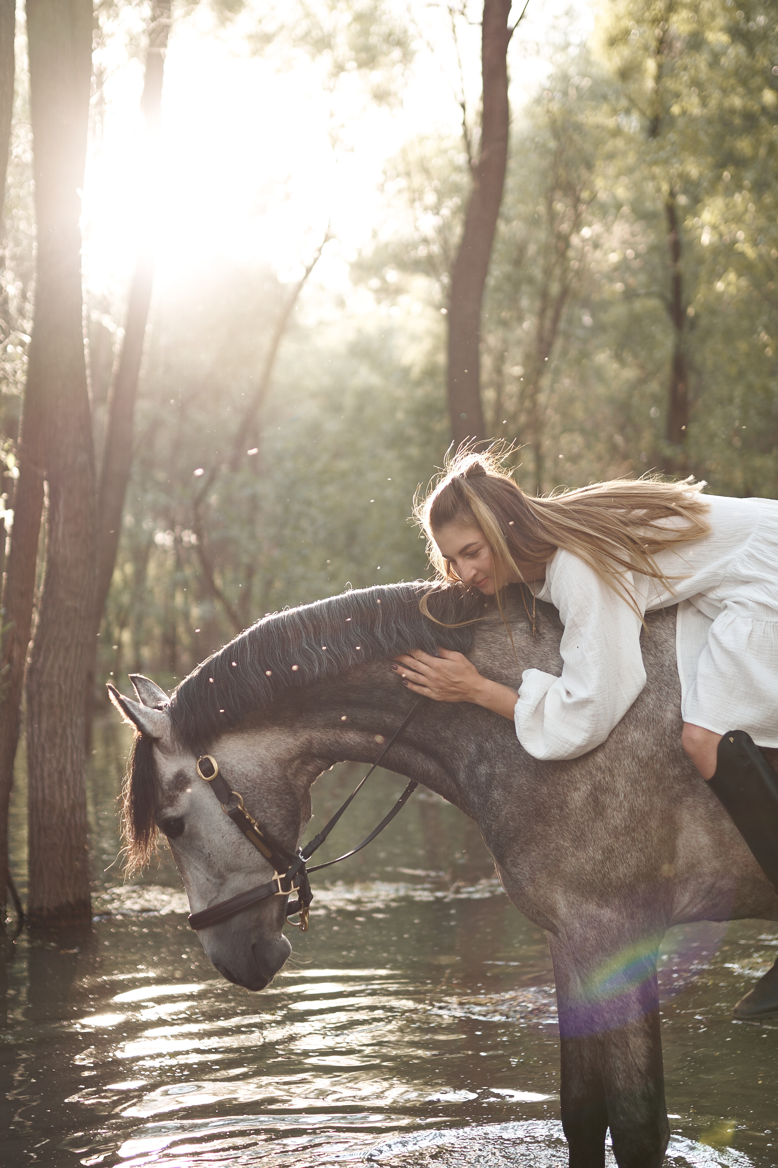 Оля Панченко и Кондор. Фотосессии с лошадьми в Москве, Новосибирске