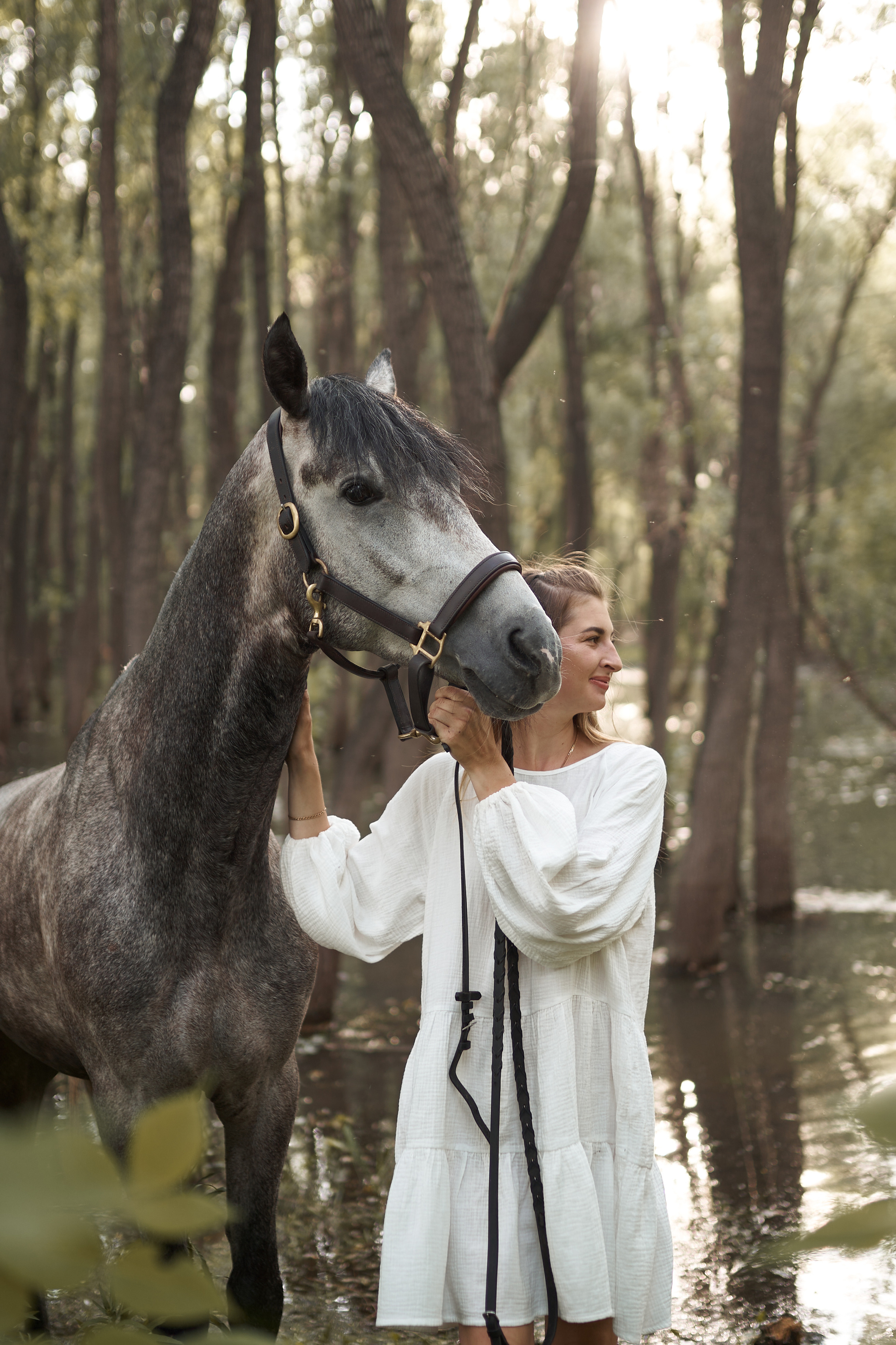 Оля Панченко и Кондор. Фотосессии с лошадьми в Москве, Новосибирске