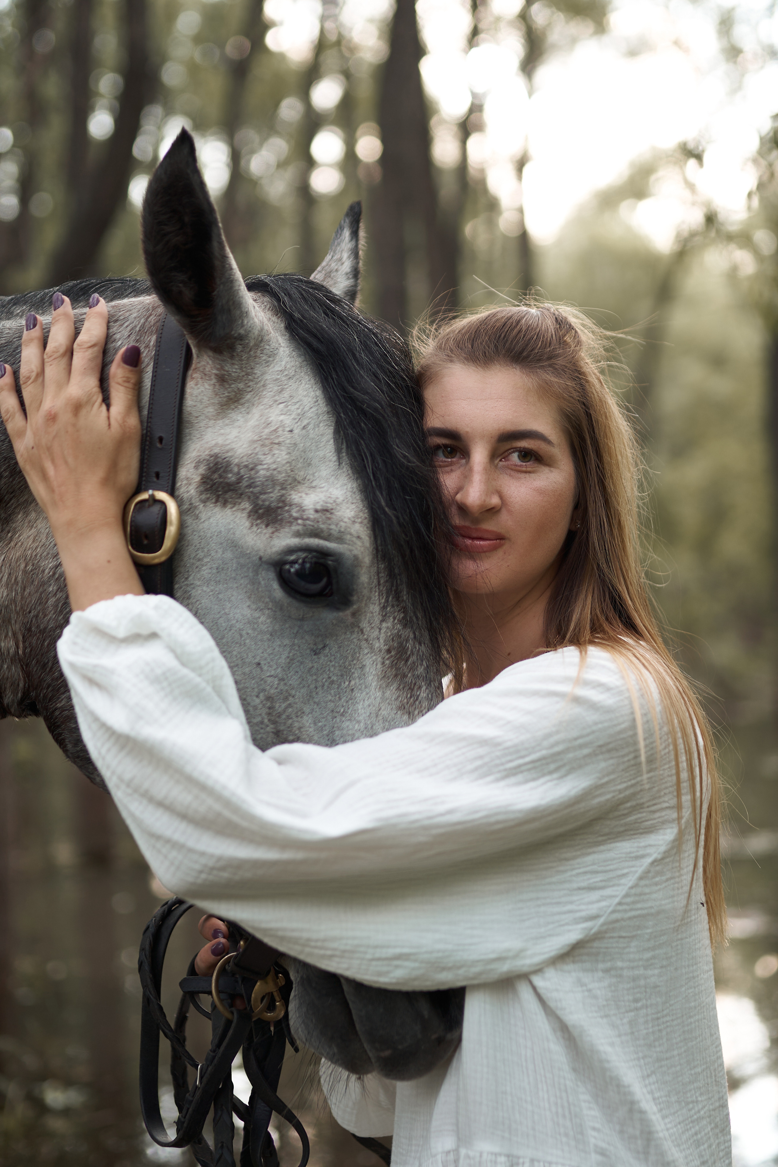 Оля Панченко и Кондор. Фотосессии с лошадьми в Москве, Новосибирске