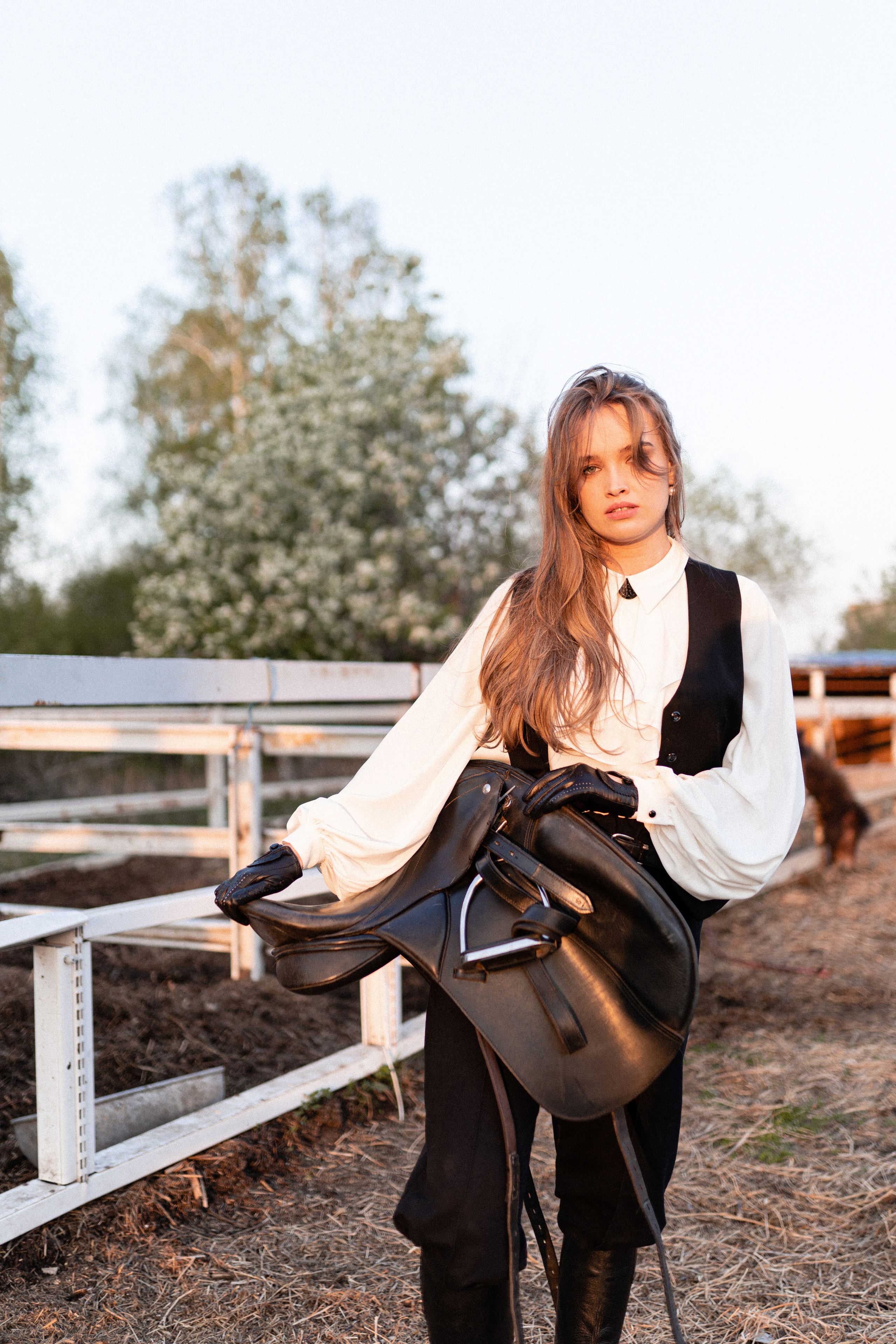 Екатерина, Прогон, Пепел. Фотосессии с лошадьми в Москве, Новосибирске