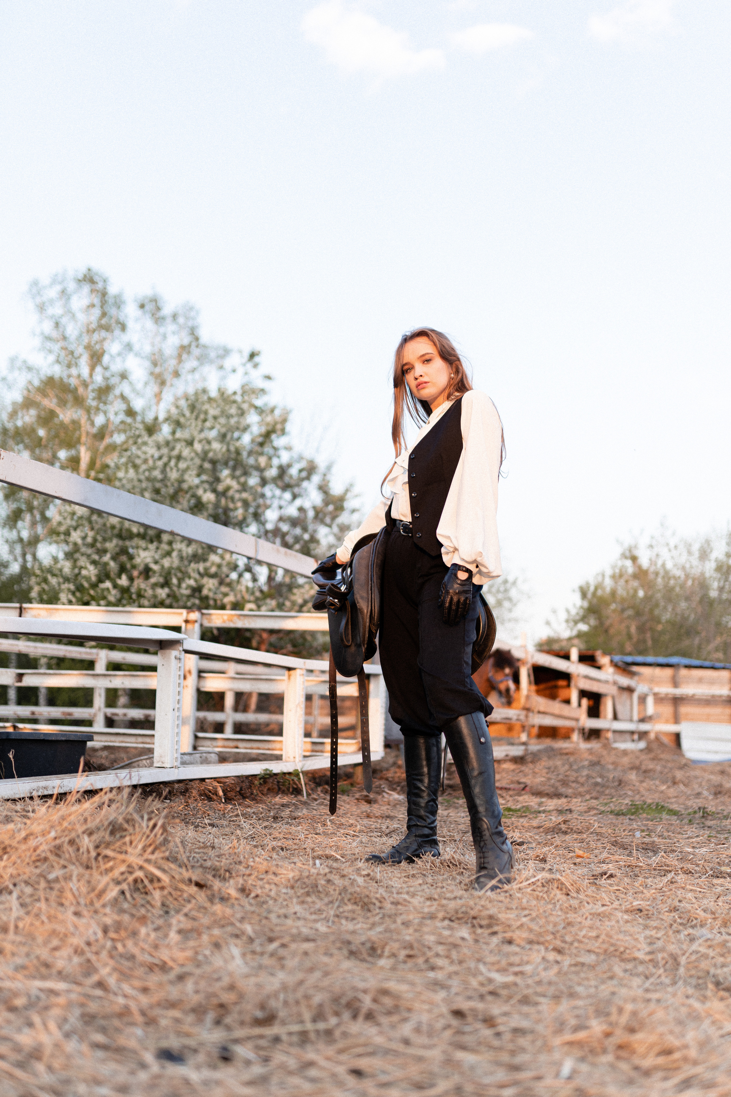 Екатерина, Прогон, Пепел. Фотосессии с лошадьми в Москве, Новосибирске