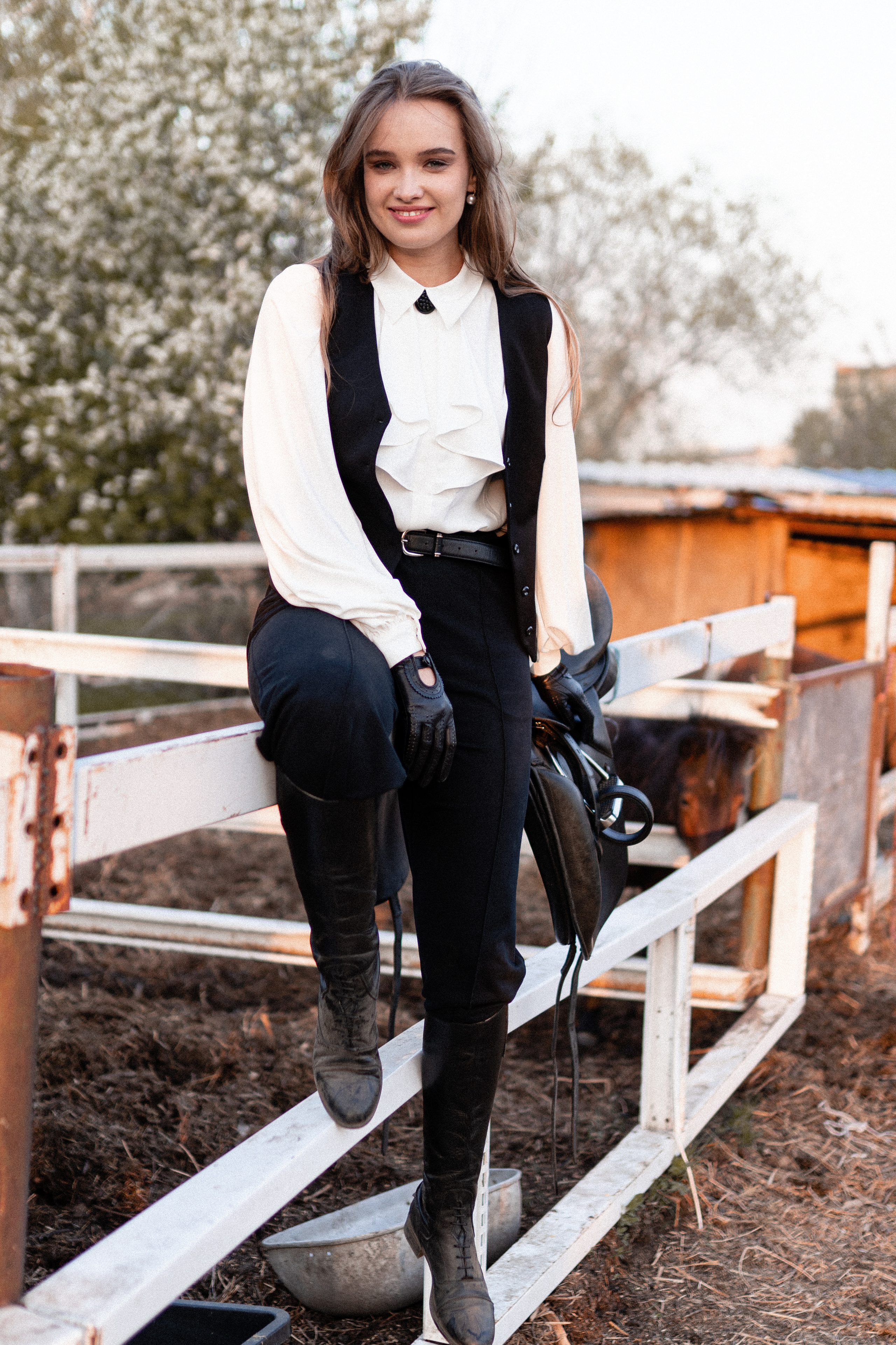 Екатерина, Прогон, Пепел. Фотосессии с лошадьми в Москве, Новосибирске