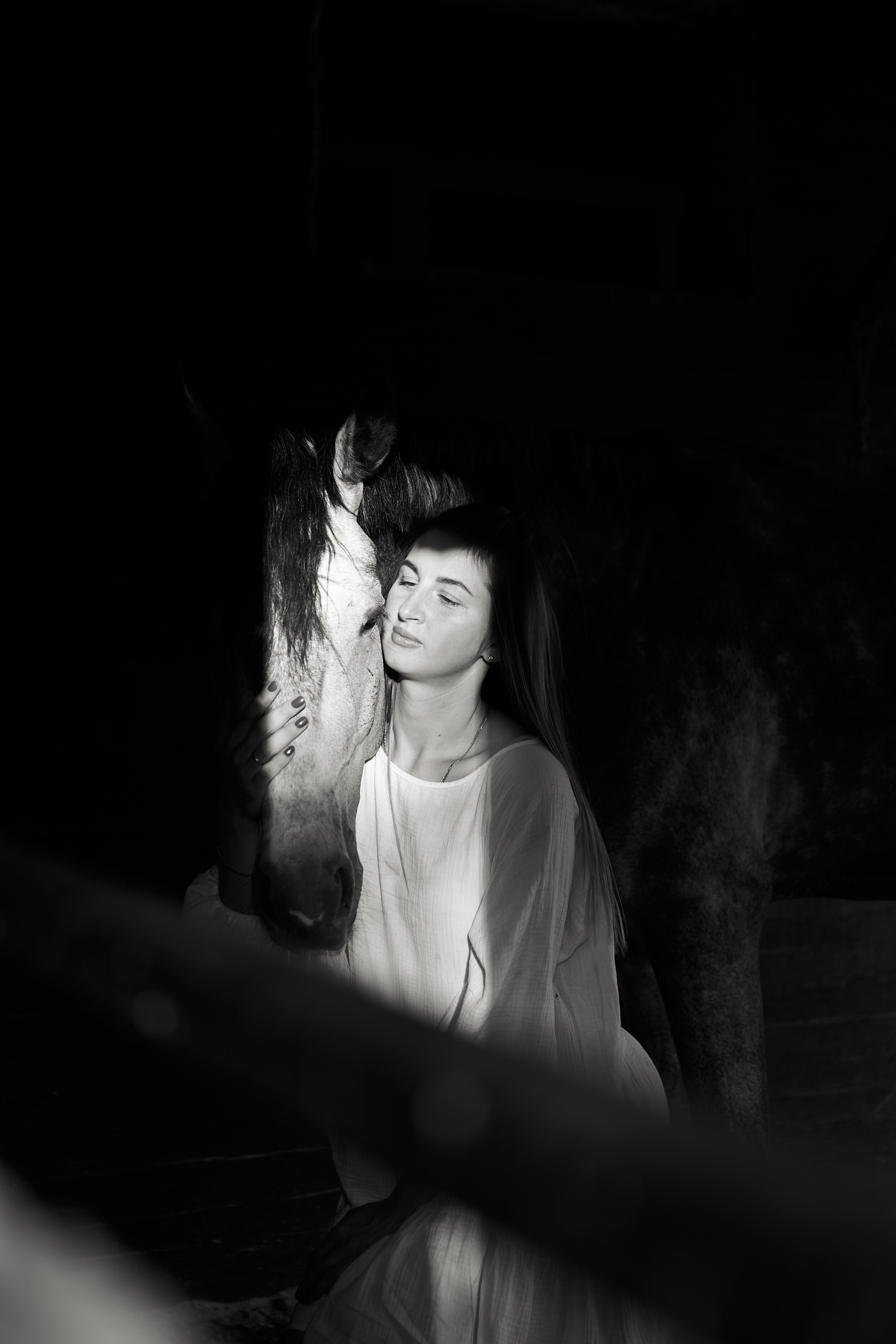 Оля Панченко и Кондор. Фотосессии с лошадьми в Москве, Новосибирске