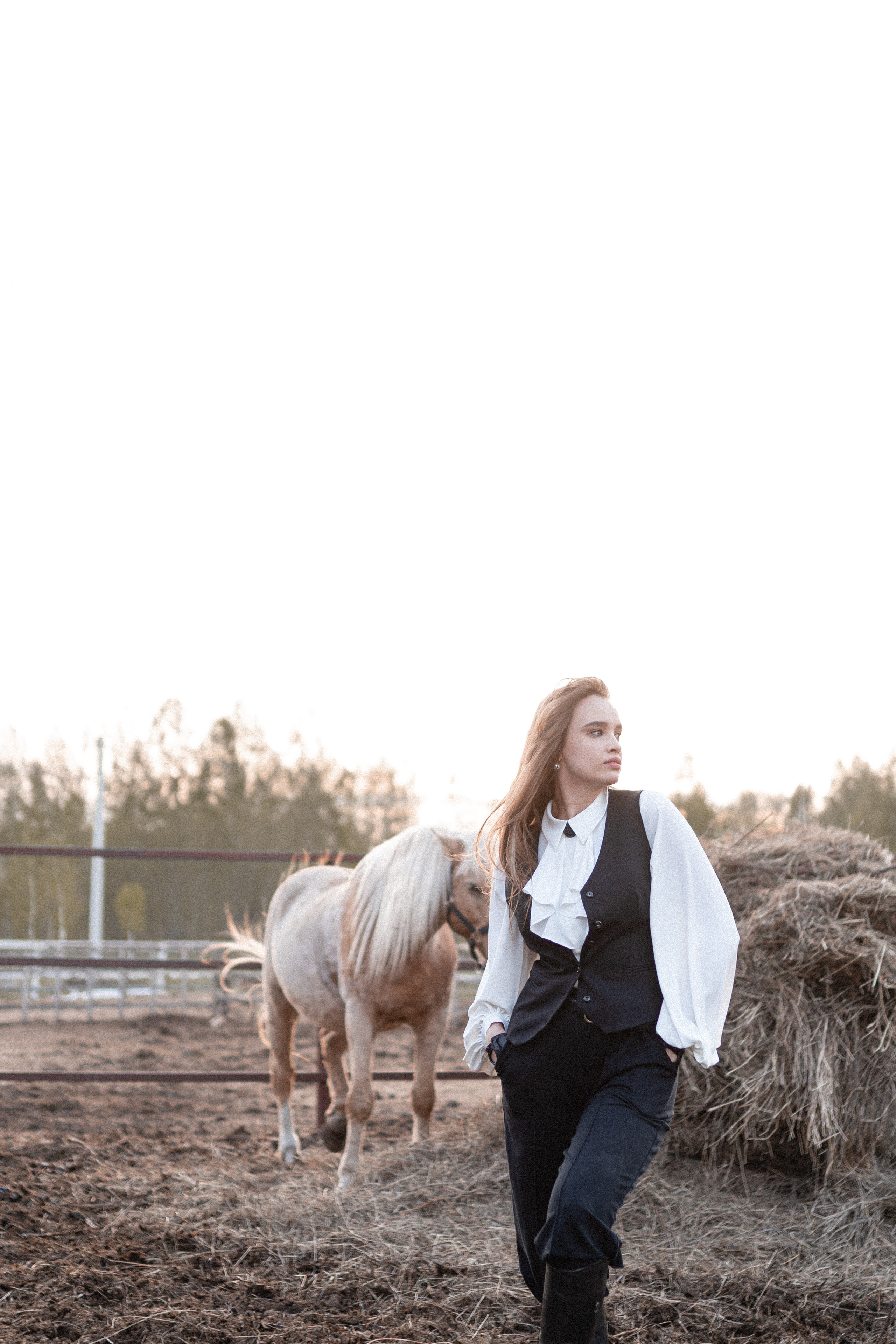 Екатерина, Прогон, Пепел. Фотосессии с лошадьми в Москве, Новосибирске