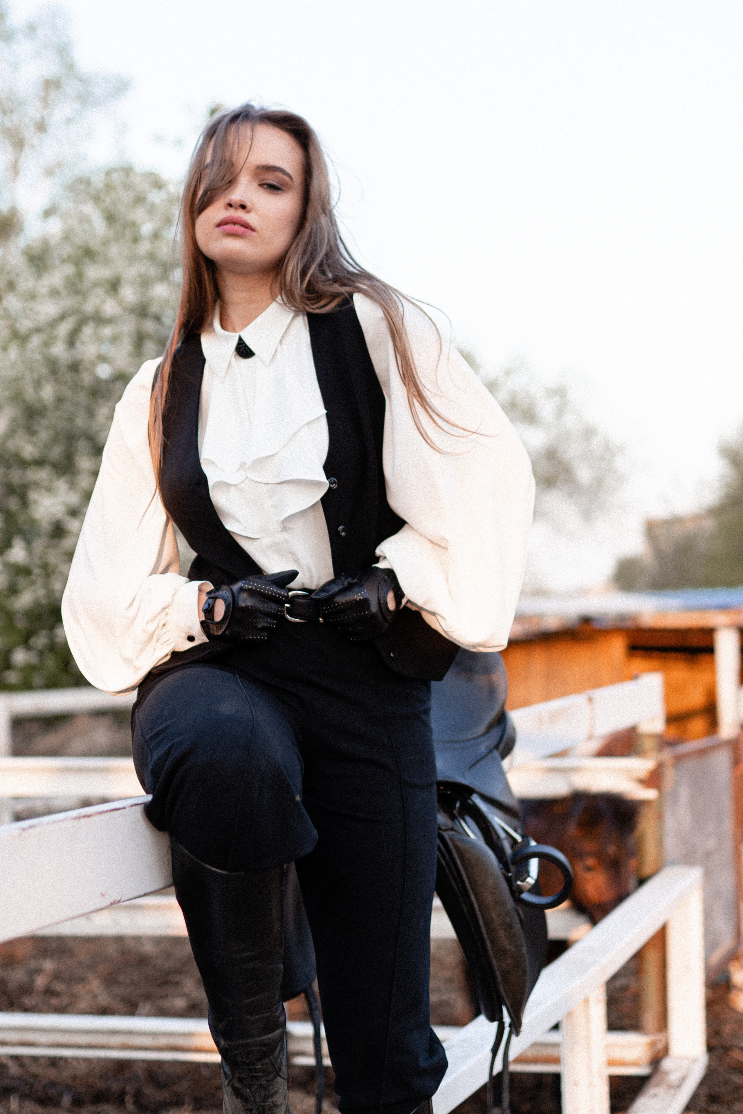 Екатерина, Прогон, Пепел. Фотосессии с лошадьми в Москве, Новосибирске