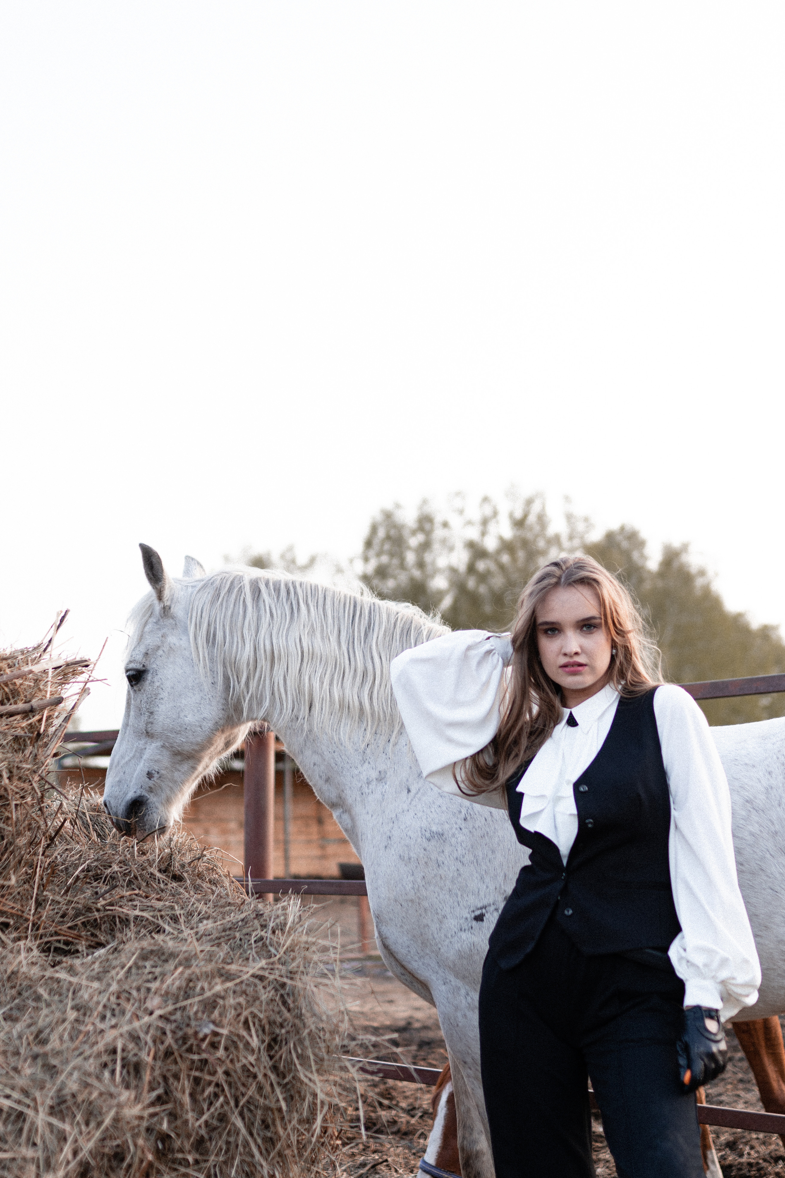 Екатерина, Прогон, Пепел. Фотосессии с лошадьми в Москве, Новосибирске