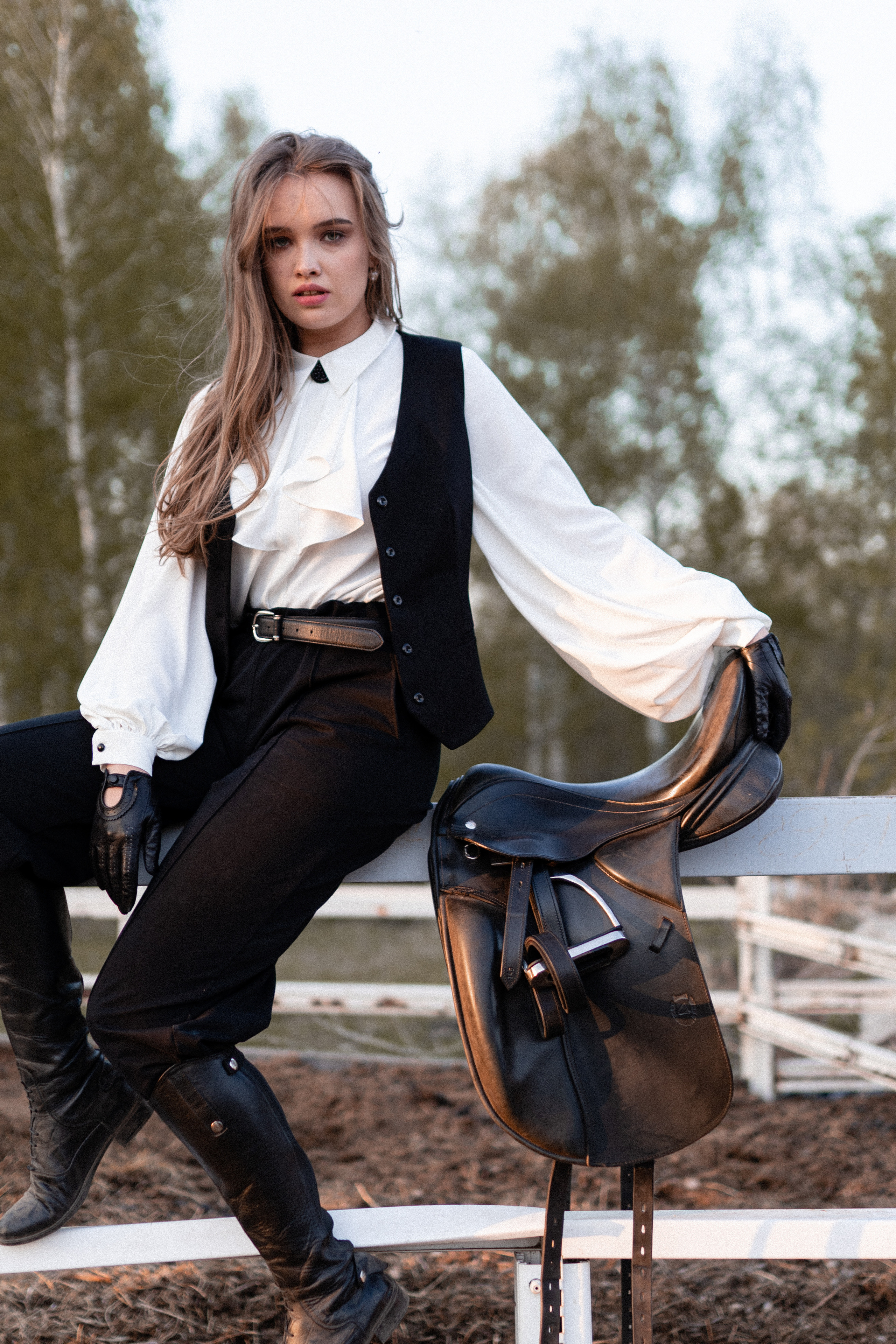 Екатерина, Прогон, Пепел. Фотосессии с лошадьми в Москве, Новосибирске