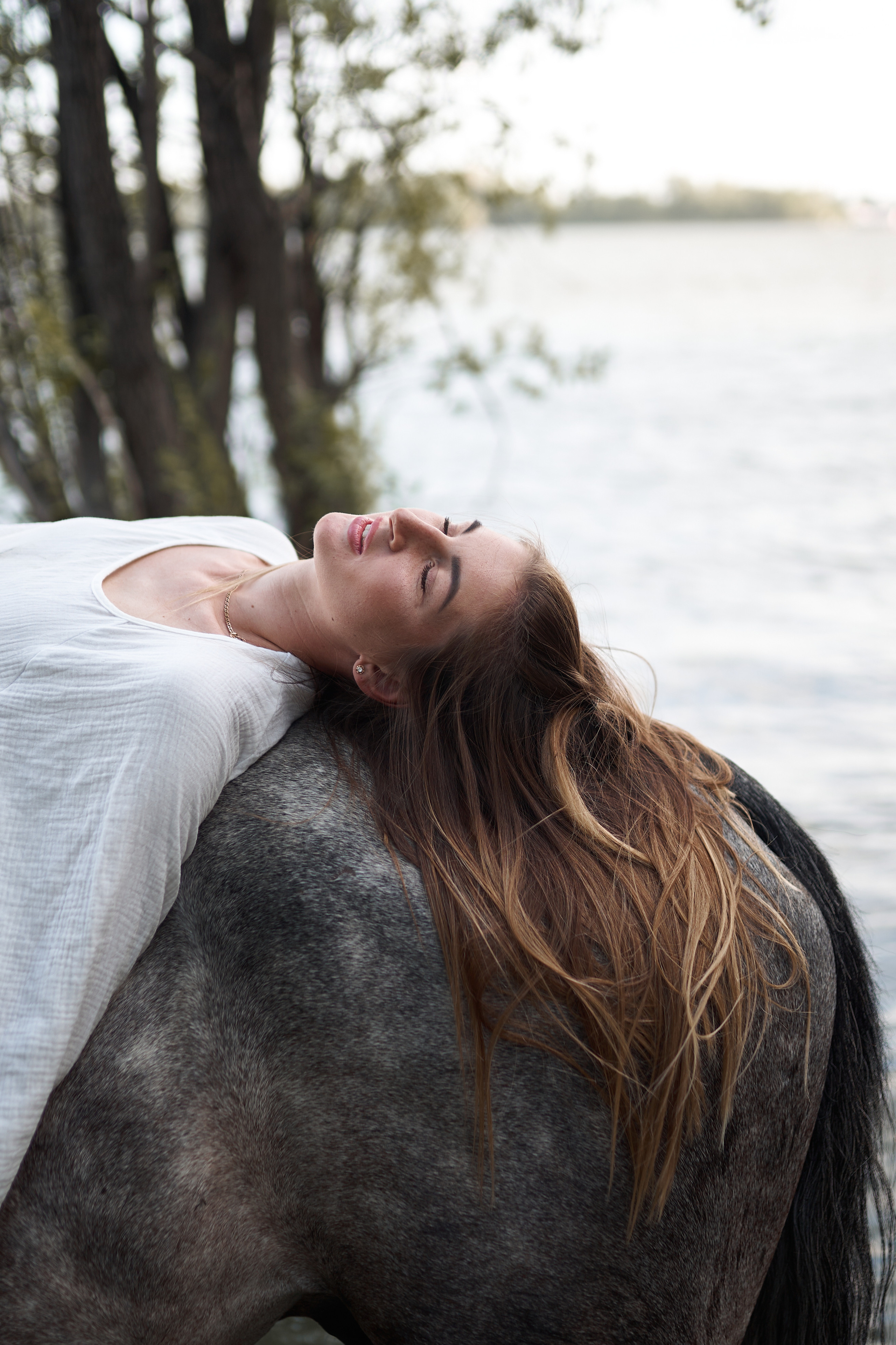 Оля Панченко и Кондор. Фотосессии с лошадьми в Москве, Новосибирске