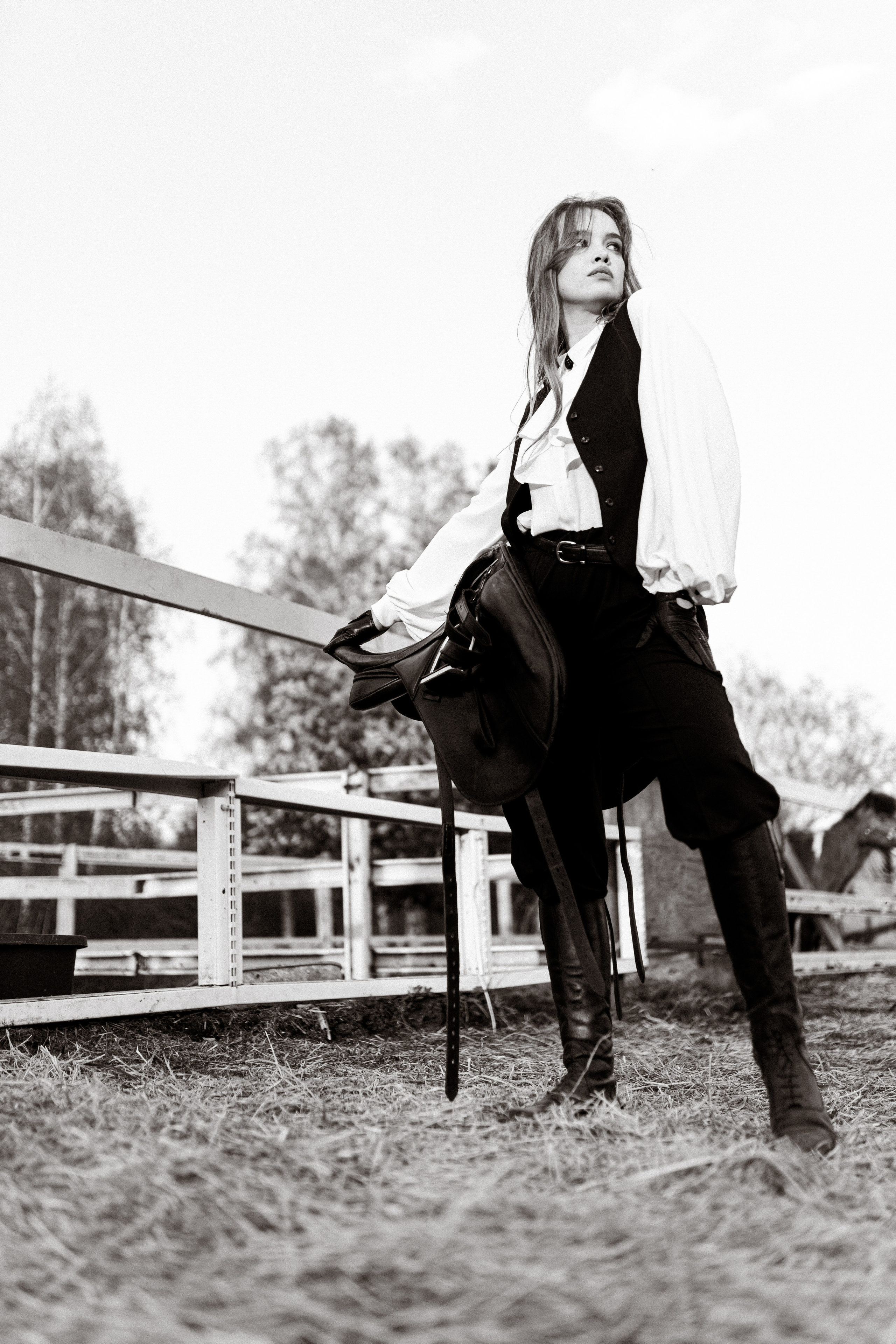 Екатерина, Прогон, Пепел. Фотосессии с лошадьми в Москве, Новосибирске