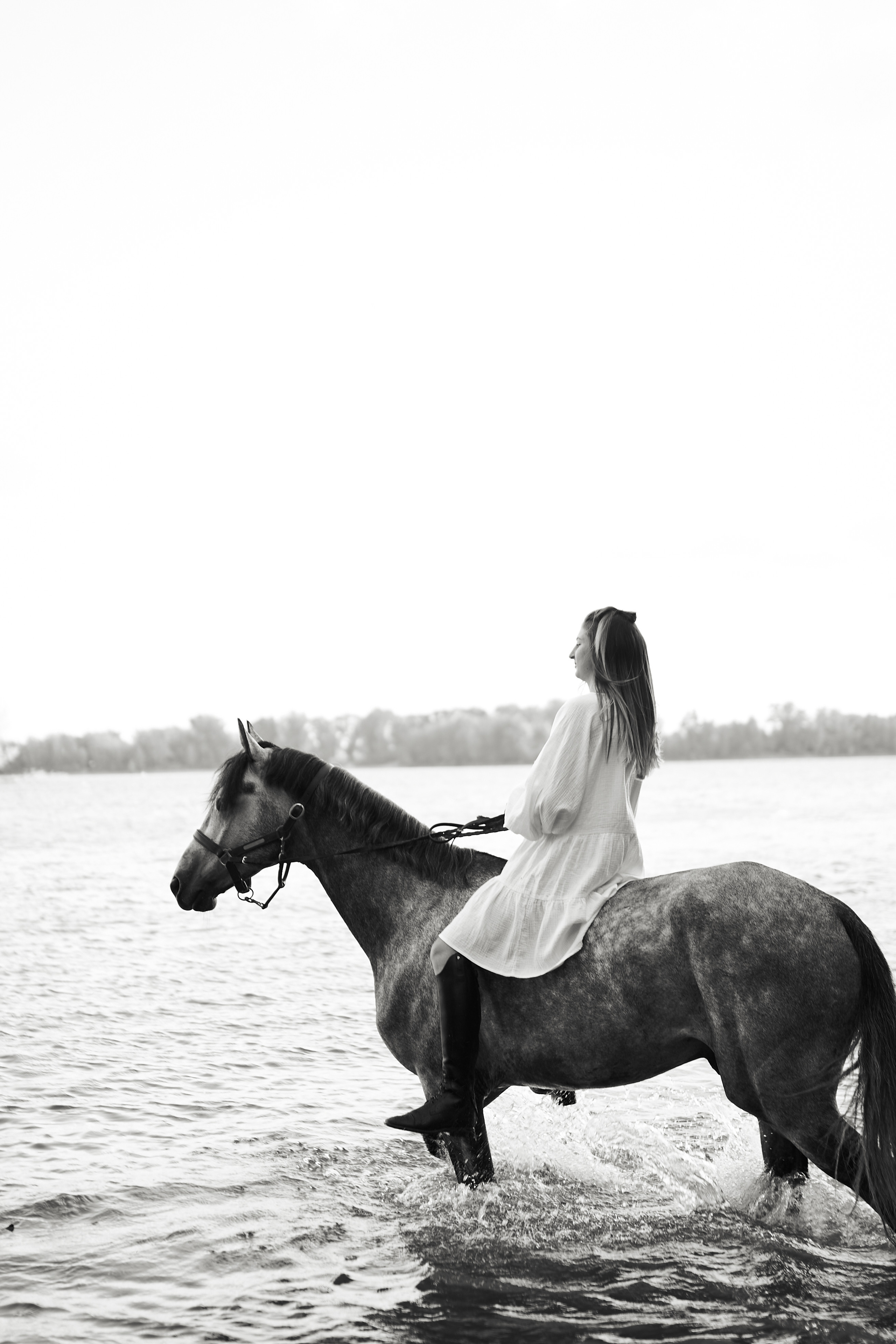 Оля Панченко и Кондор. Фотосессии с лошадьми в Москве, Новосибирске